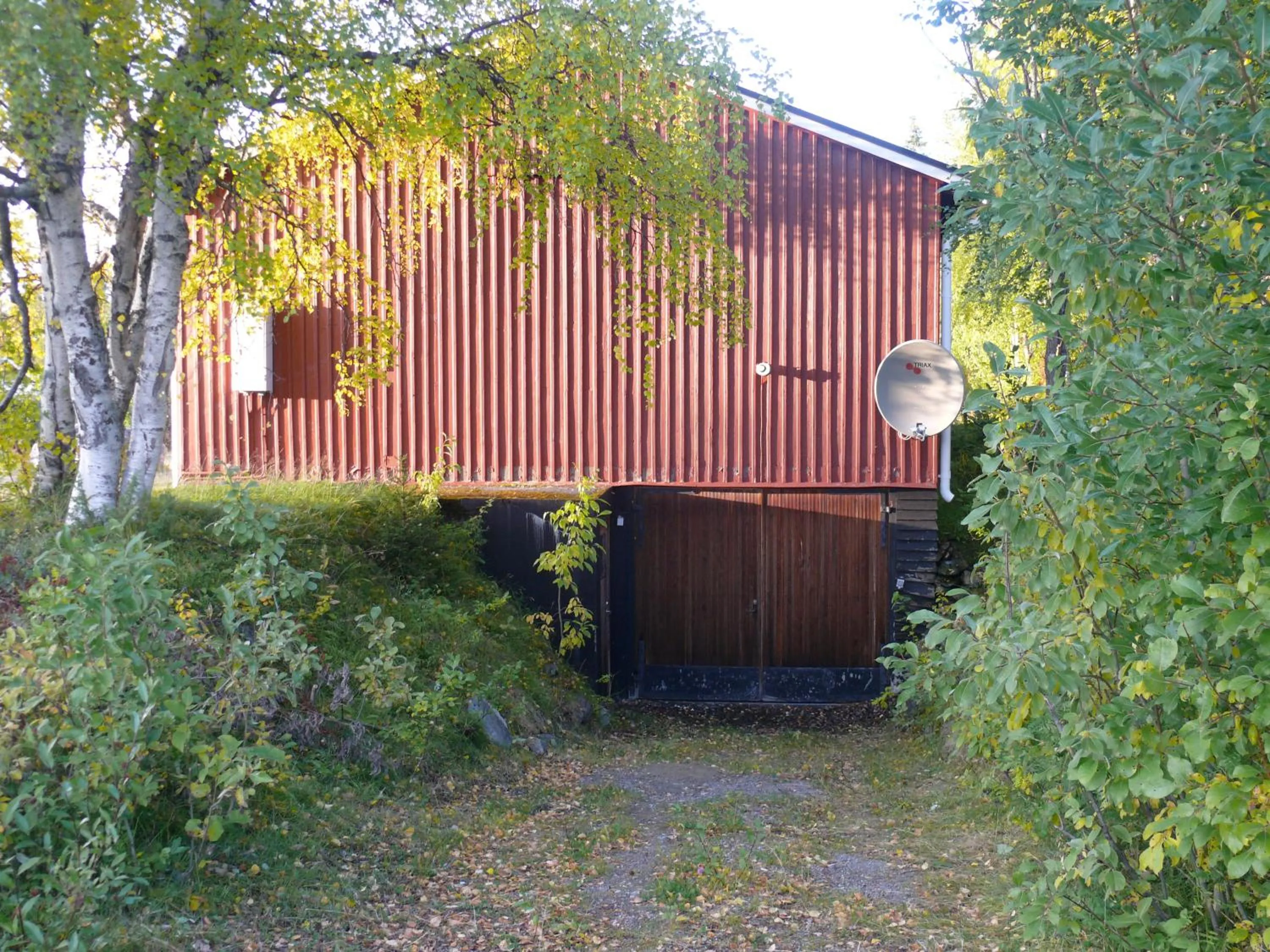 Facade/entrance in Stora Björnstugan