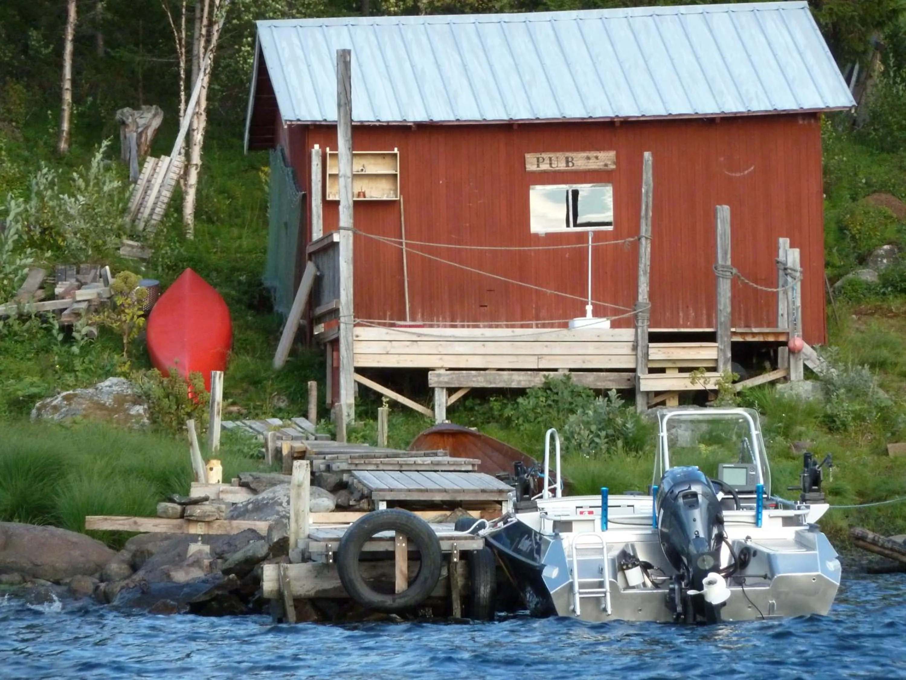 BBQ facilities in Stora Björnstugan