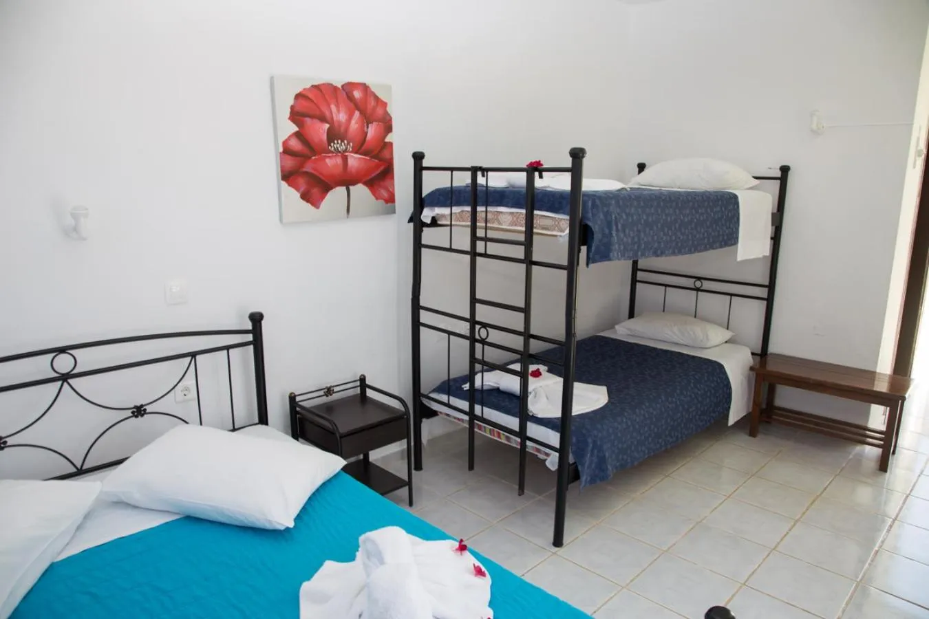 Bedroom, Bed in Kefalonia Beach Hotel & Bungalows