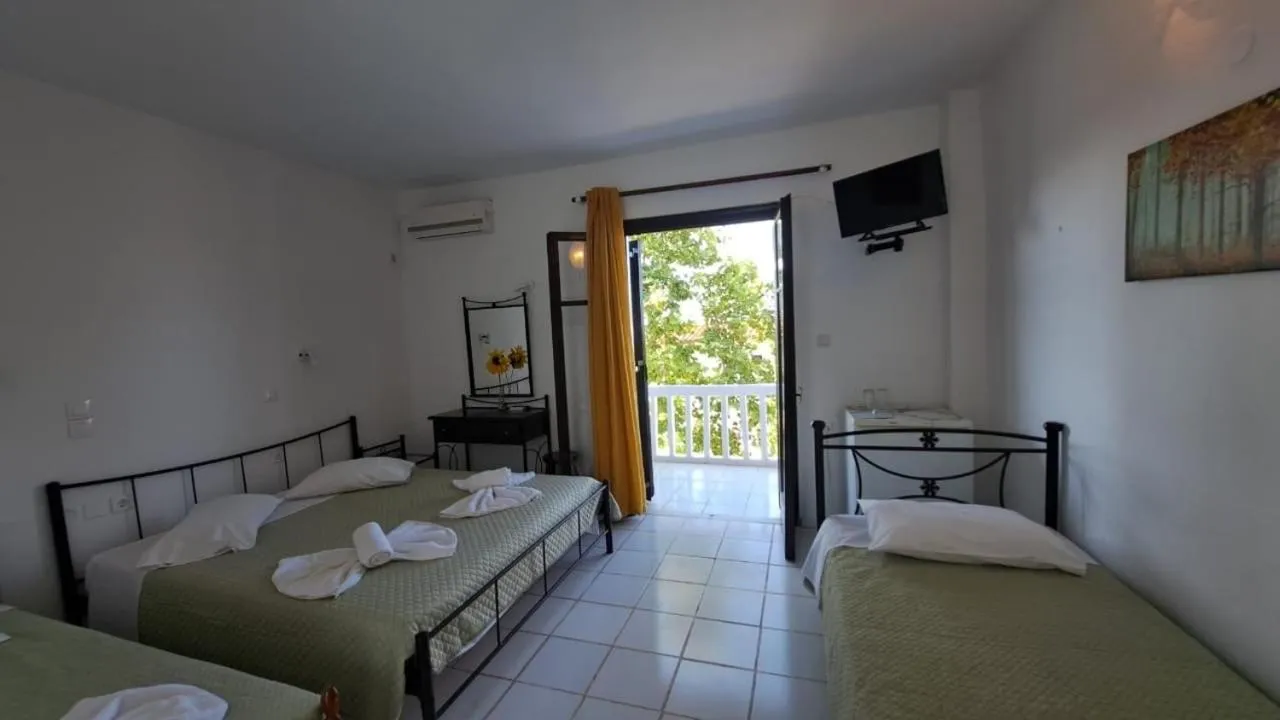 Bedroom, Bed in Kefalonia Beach Hotel & Bungalows