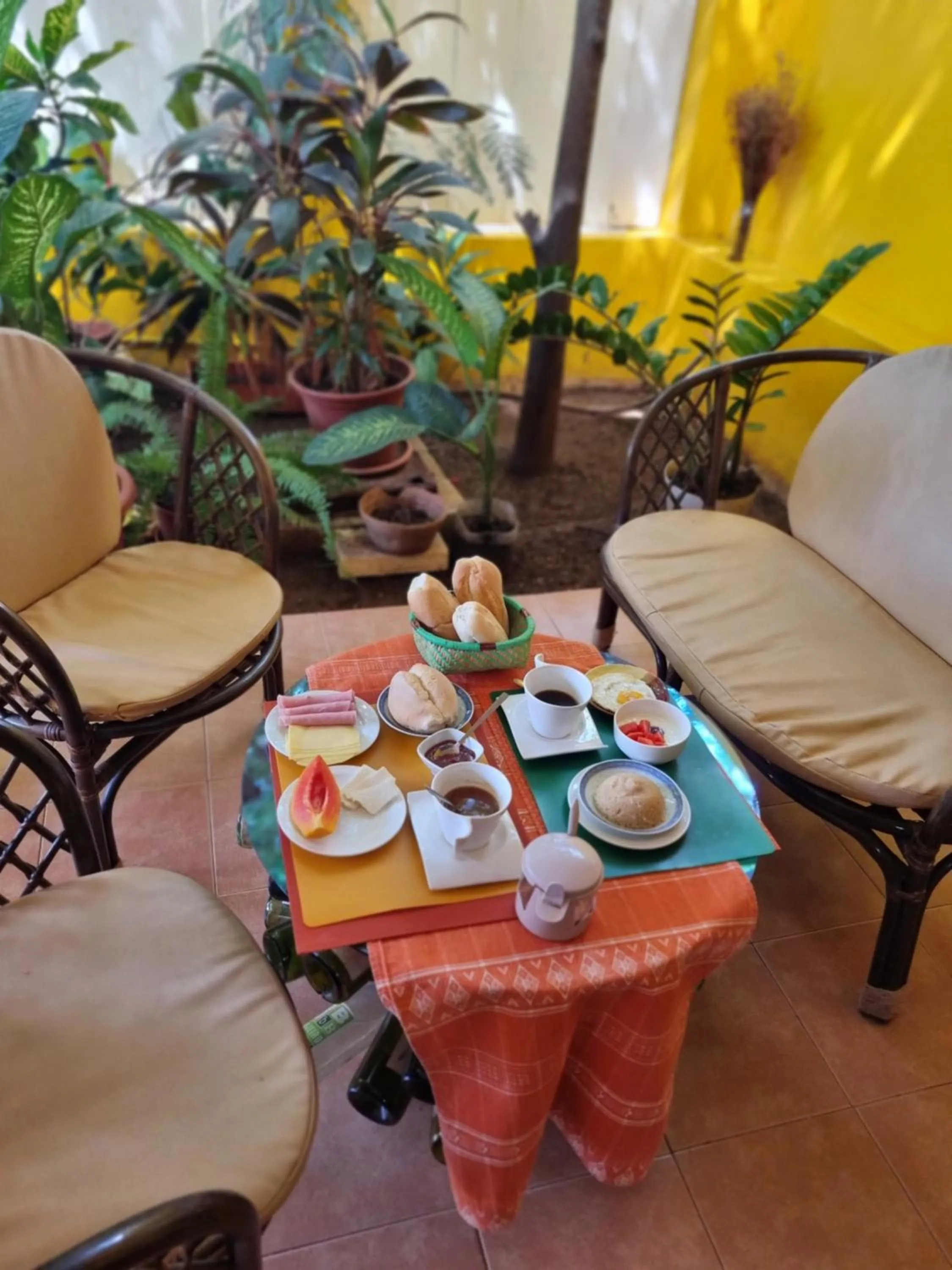 Breakfast in O Jardim do Vinho, AC