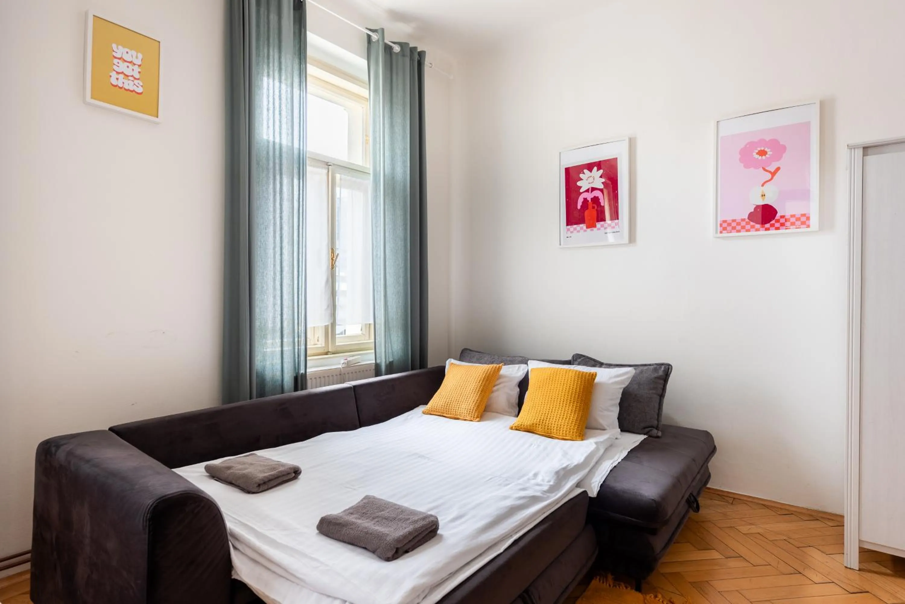 Bed in Tesnov Residence Apartments