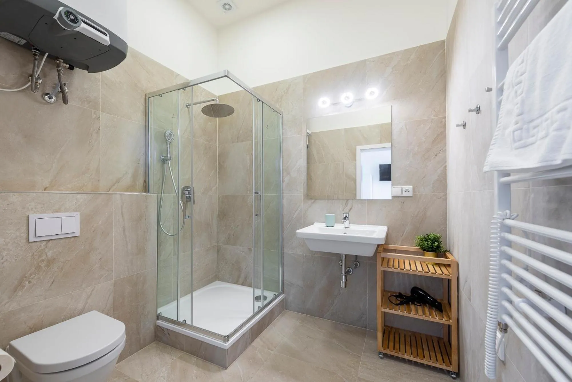 Shower in Tesnov Residence Apartments