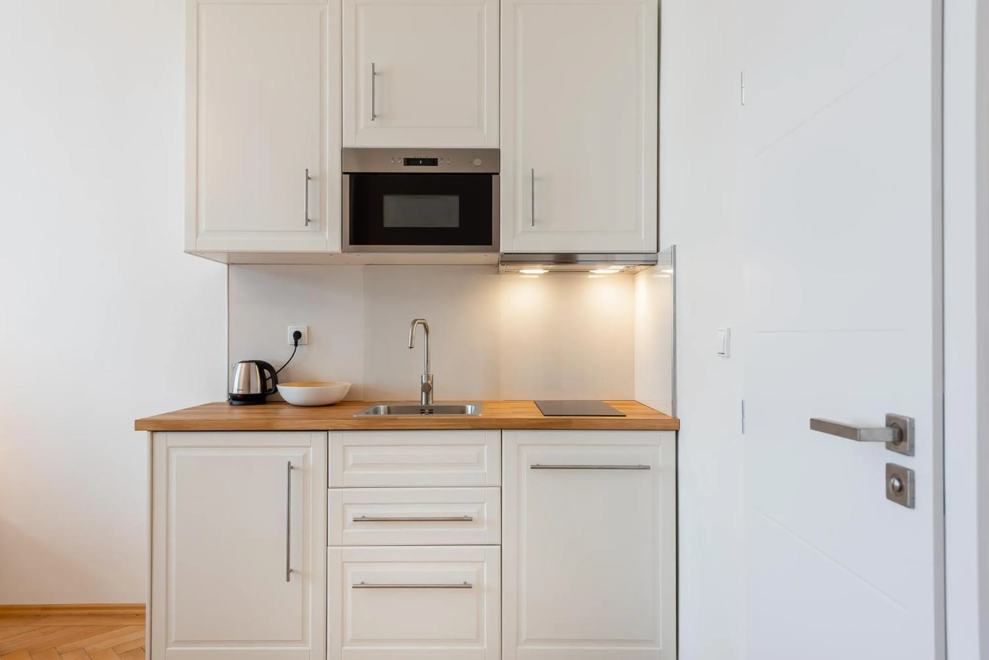 Kitchen or kitchenette in Tesnov Residence Apartments