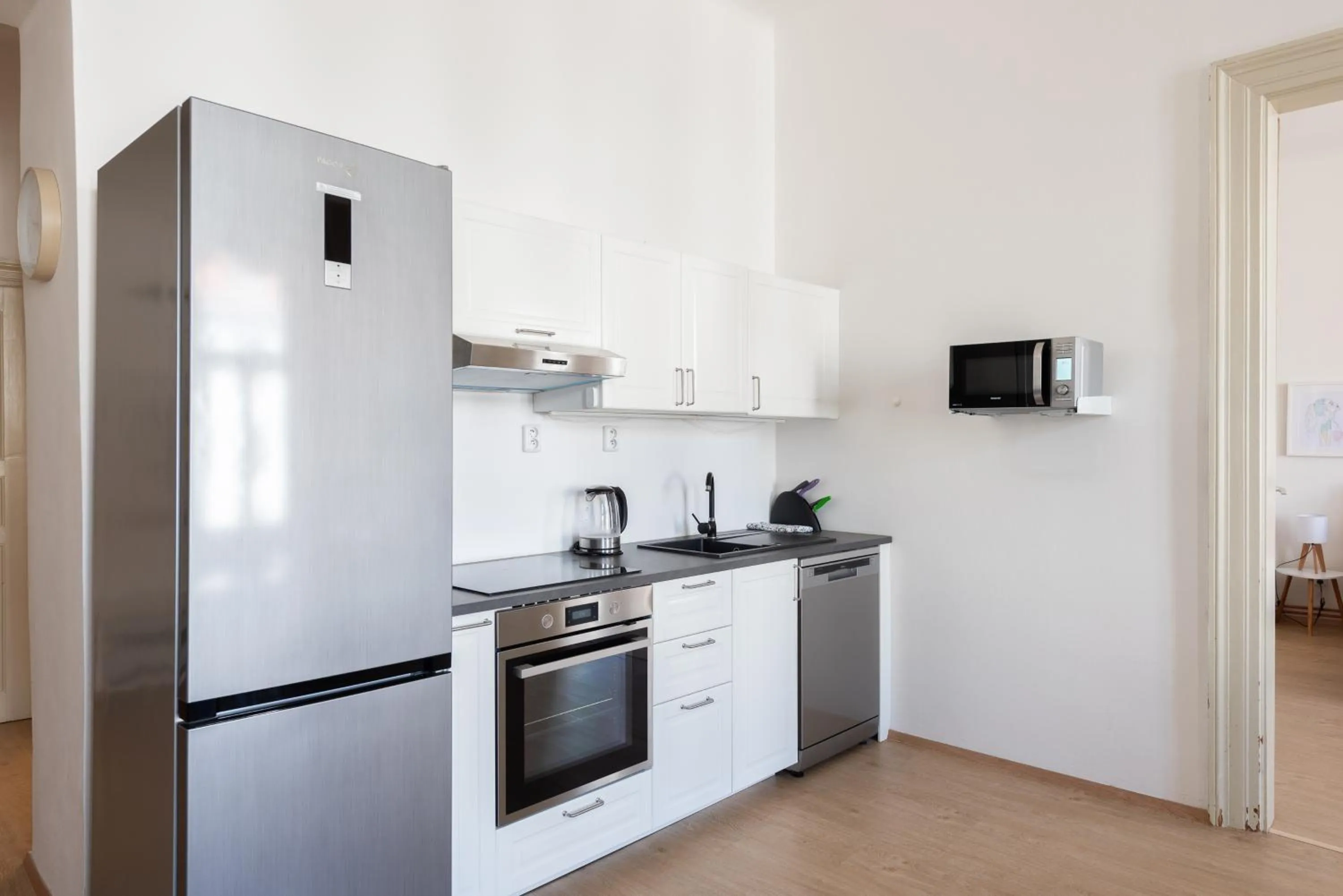 Coffee/tea facilities in Tesnov Residence Apartments