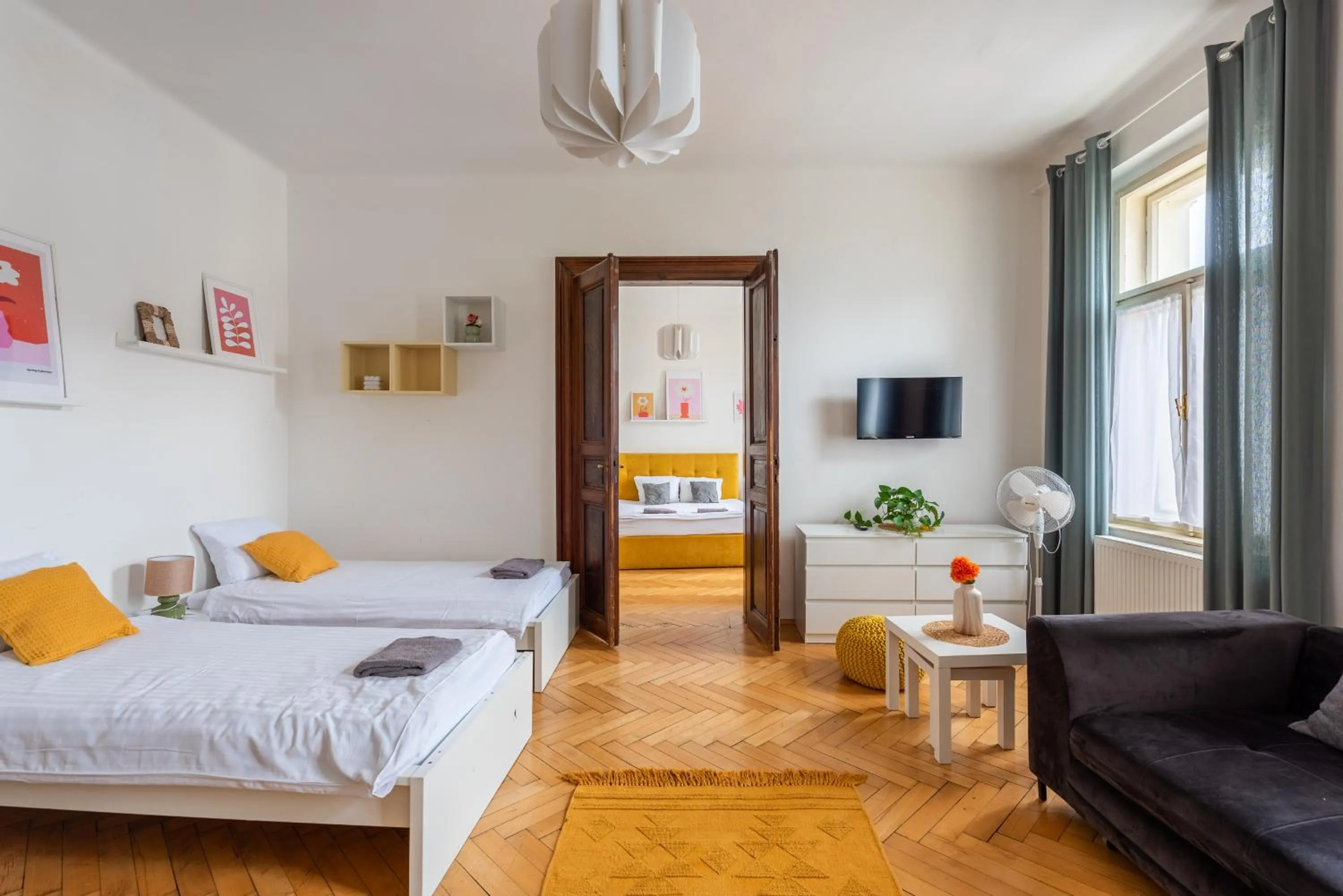 Bed in Tesnov Residence Apartments