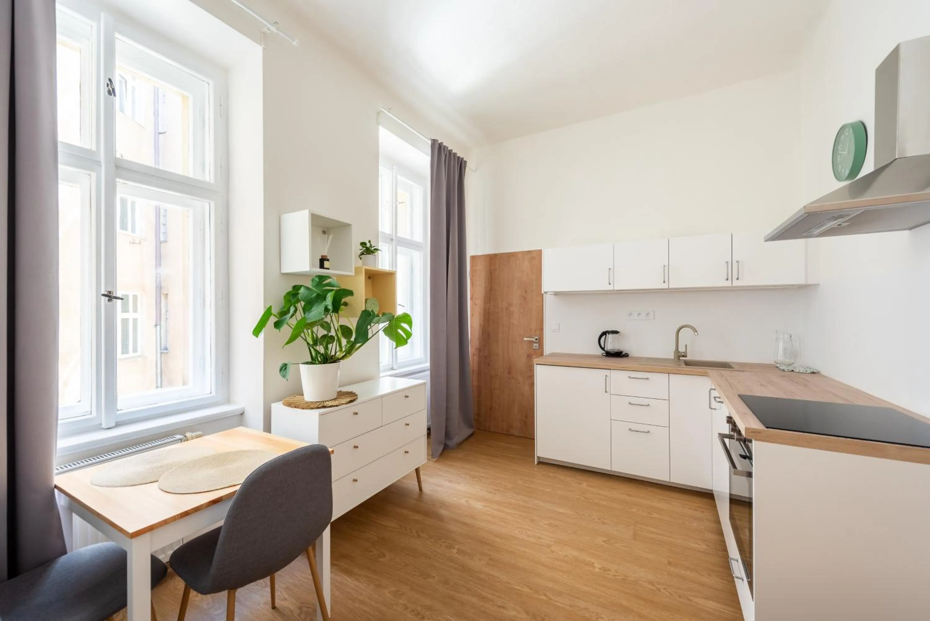 Kitchen or kitchenette in Tesnov Residence Apartments