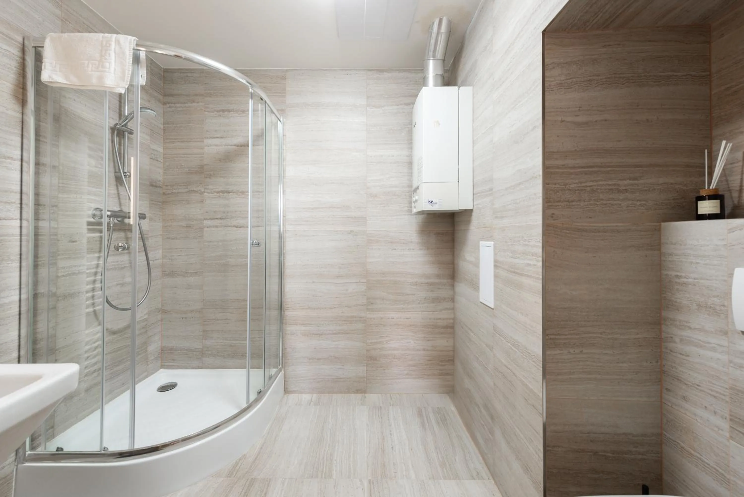 Shower in Tesnov Residence Apartments