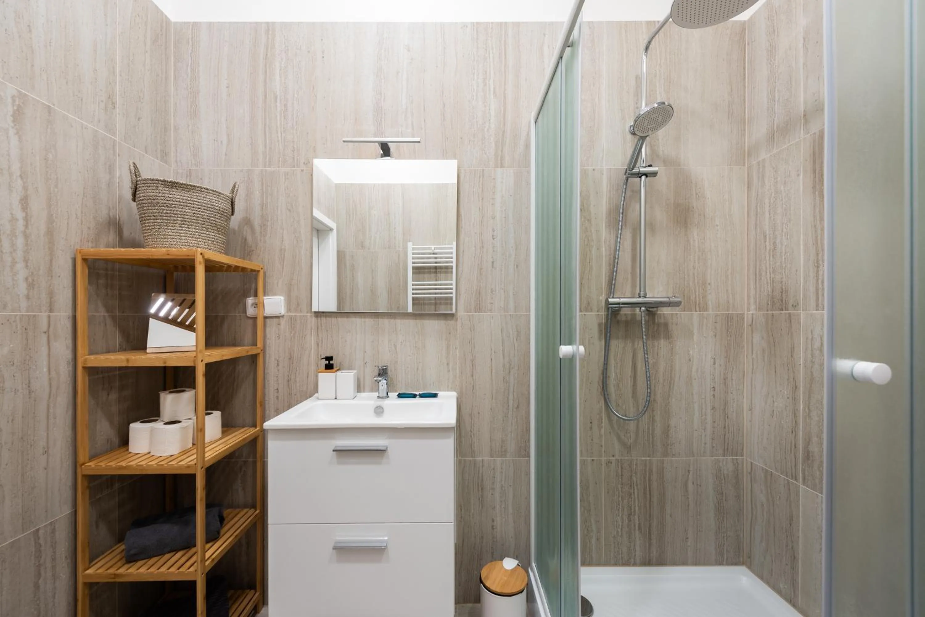 Bathroom in Tesnov Residence Apartments