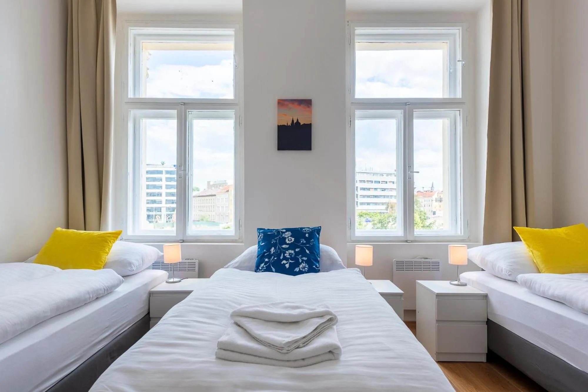 Bed in Tesnov Residence Apartments