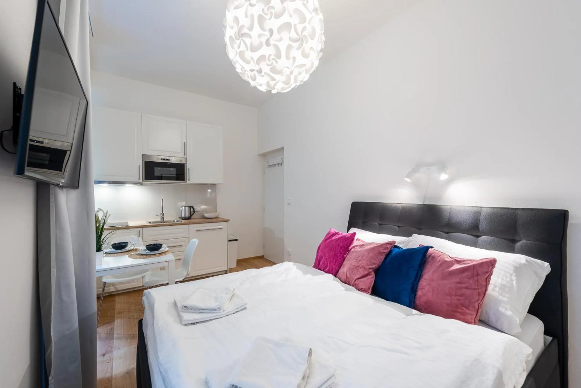 Bed in Tesnov Residence Apartments