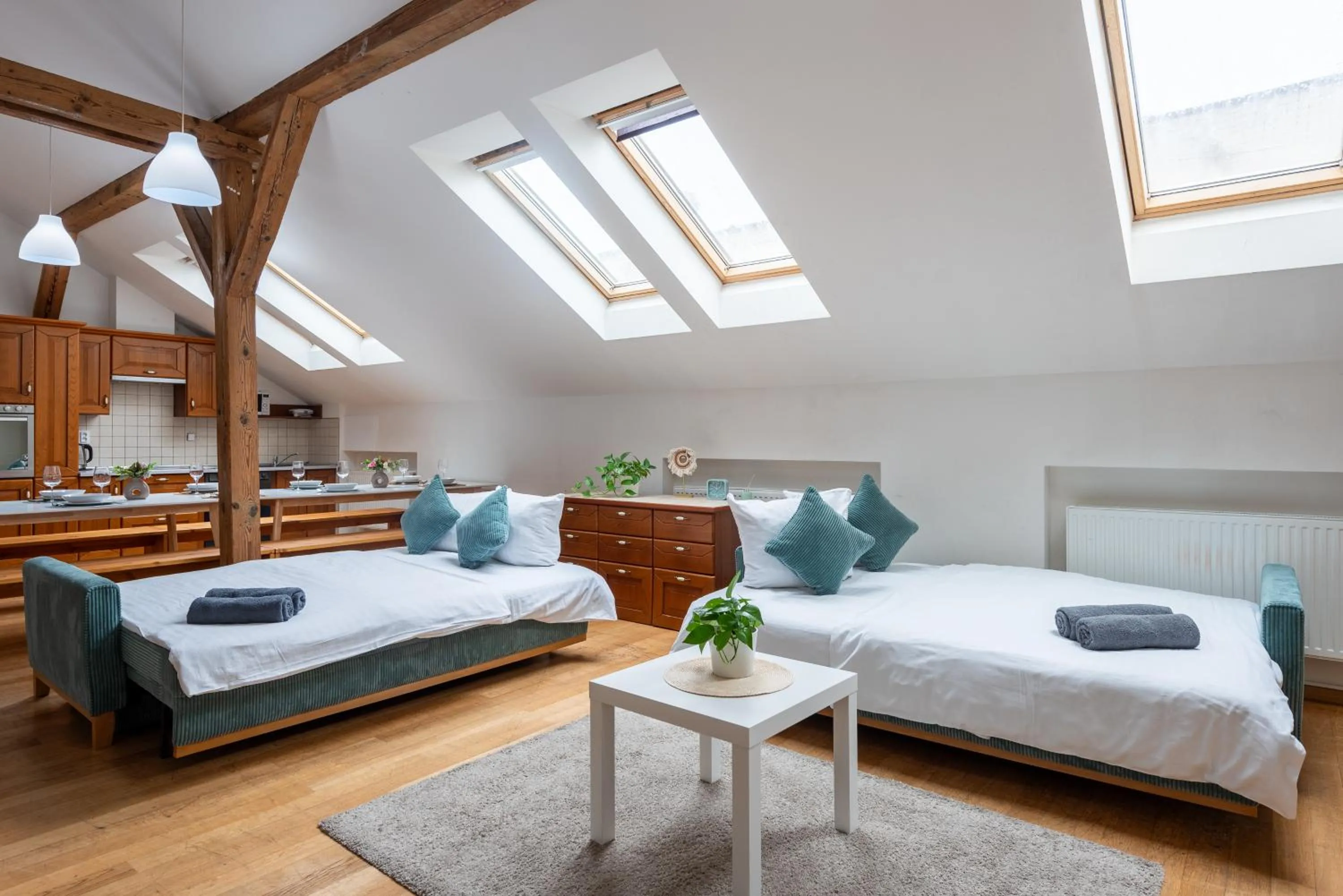 Bed in Tesnov Residence Apartments