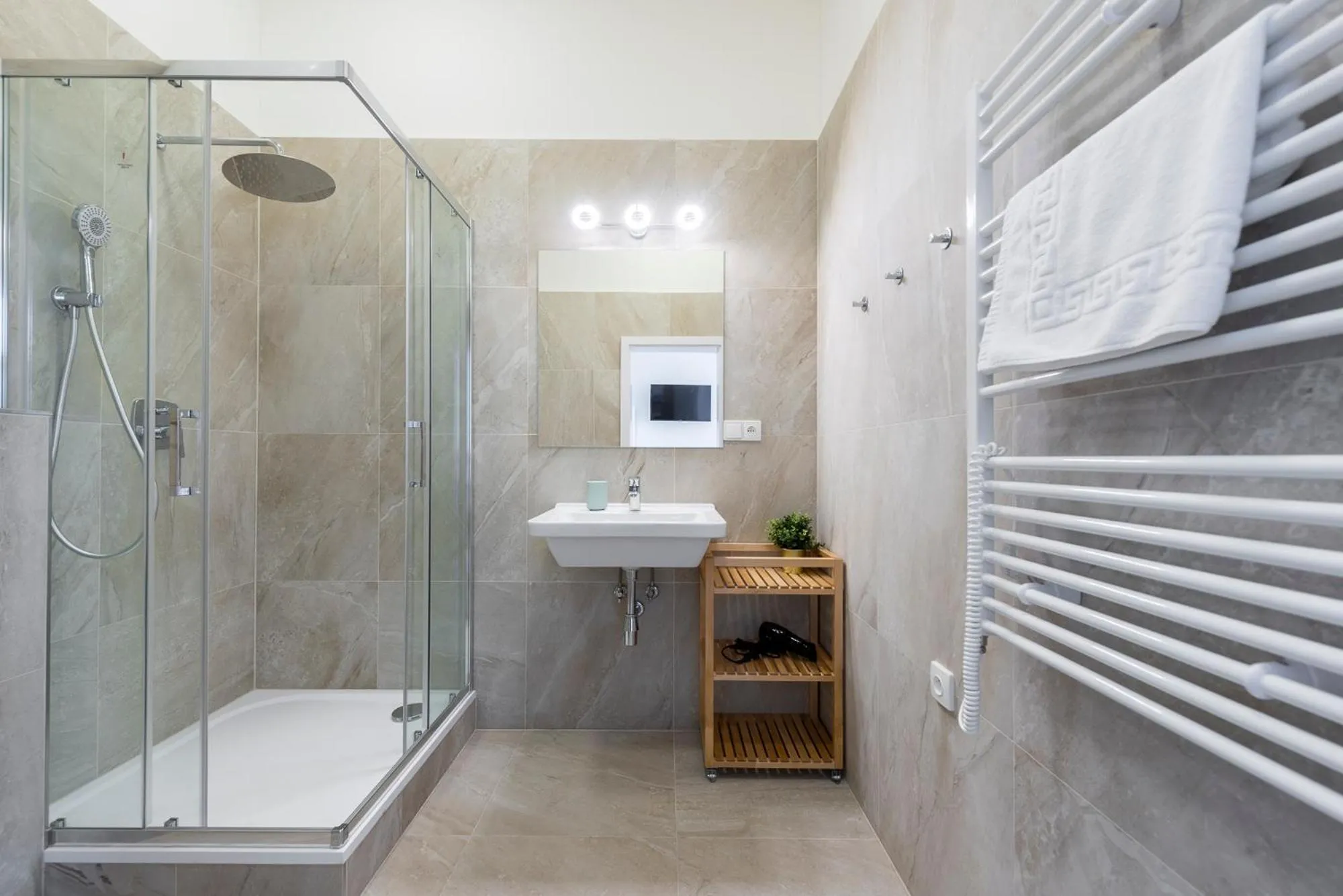 Shower in Tesnov Residence Apartments