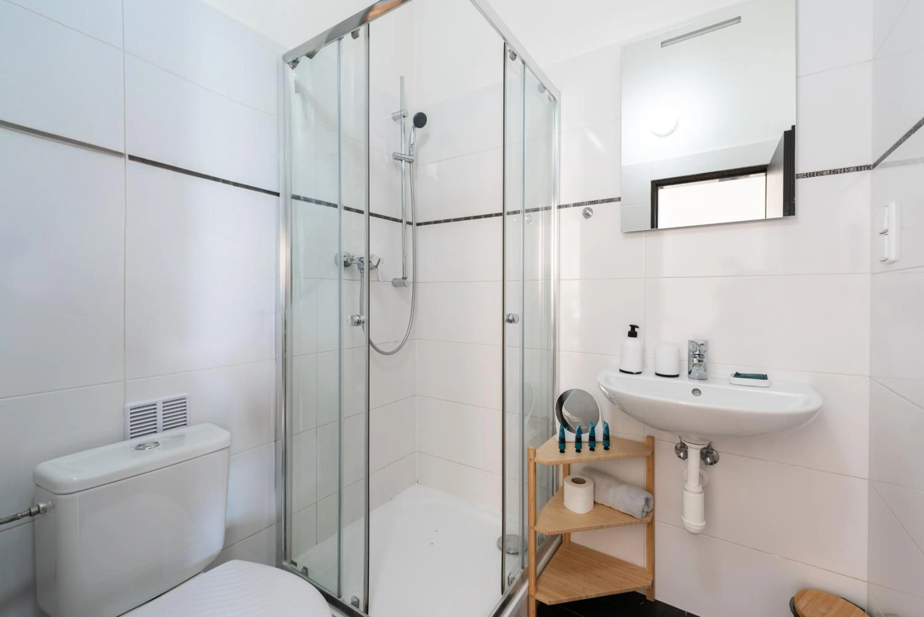 Shower in Tesnov Residence Apartments