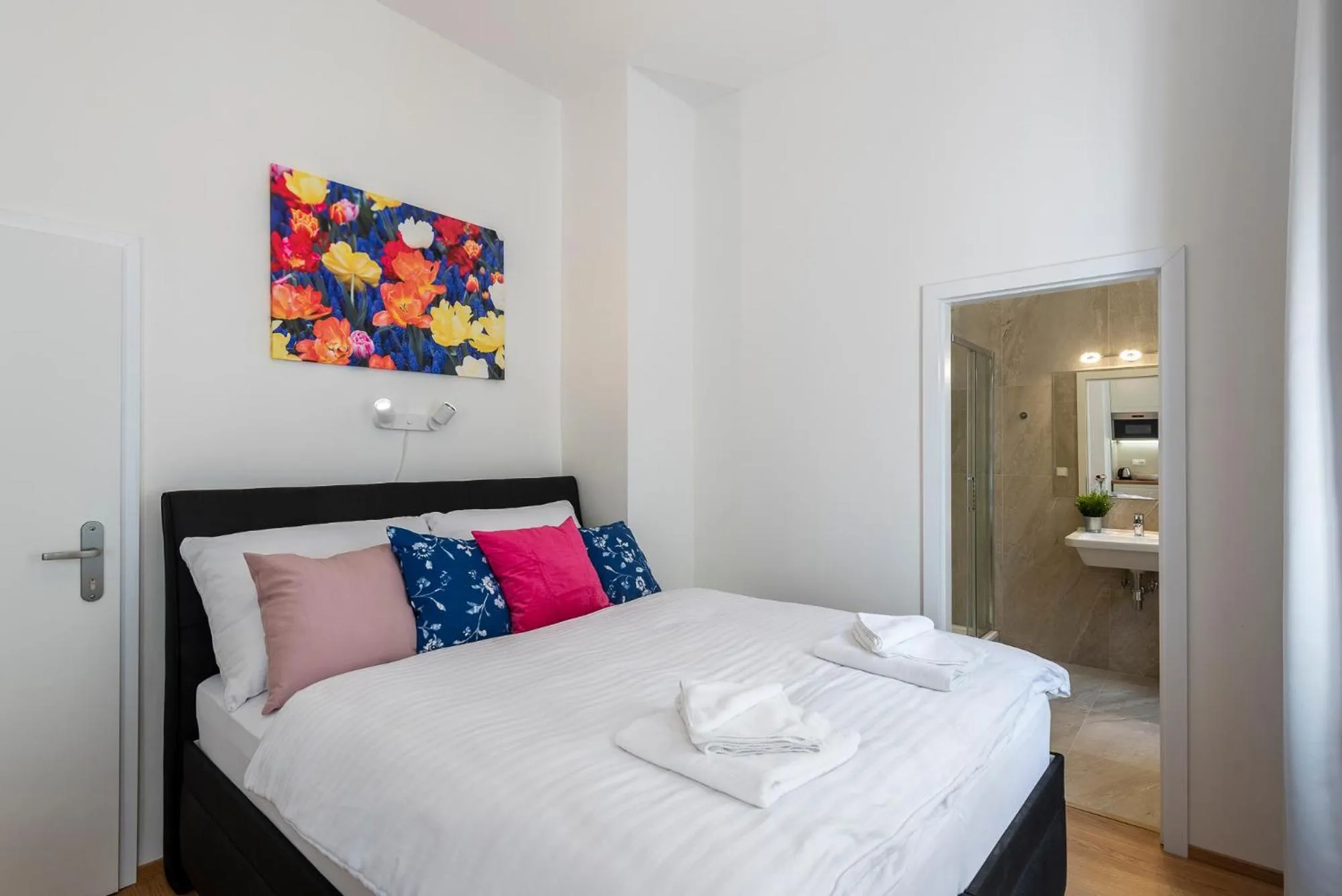 Bed in Tesnov Residence Apartments