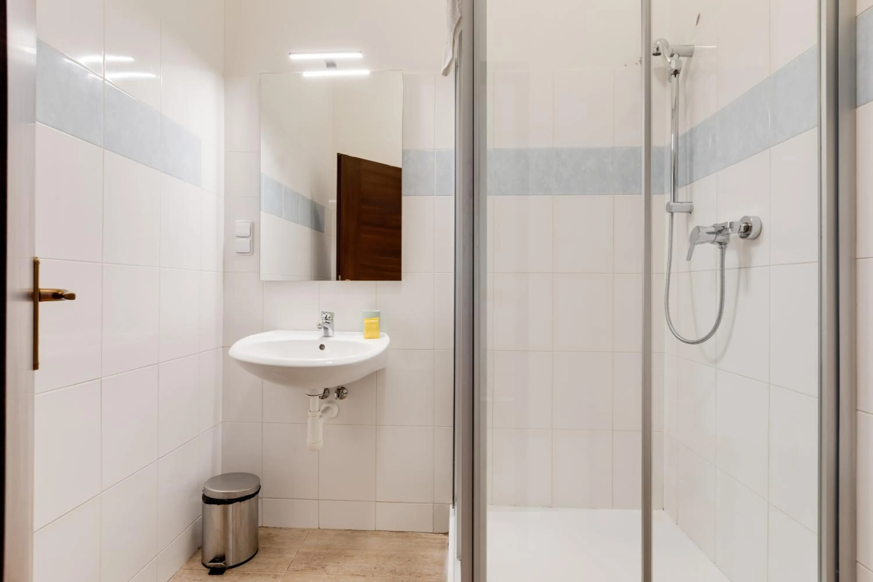 Shower in Tesnov Residence Apartments