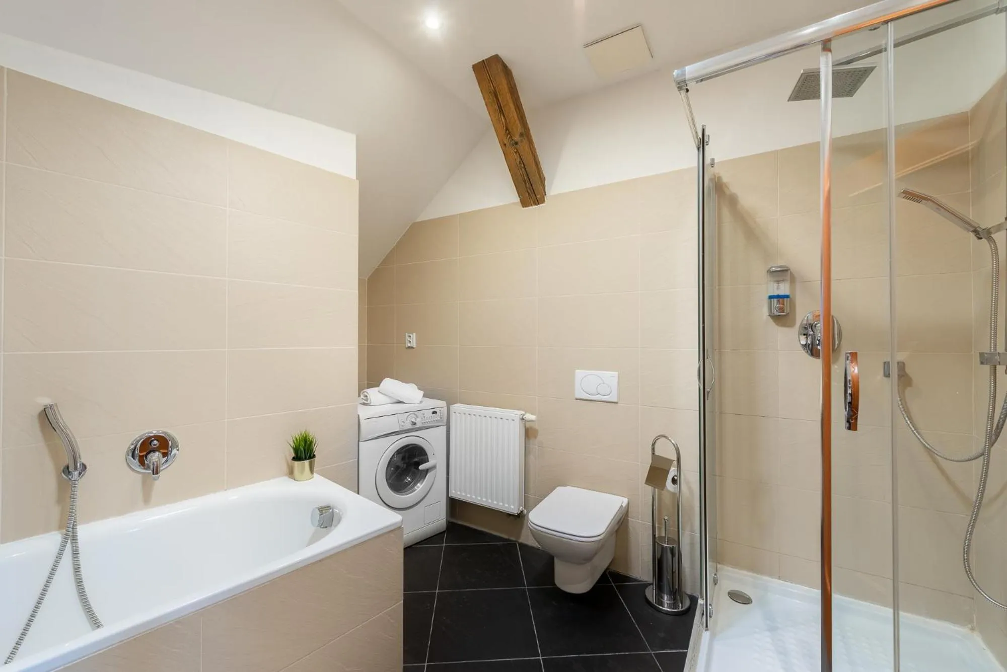 Shower in Tesnov Residence Apartments