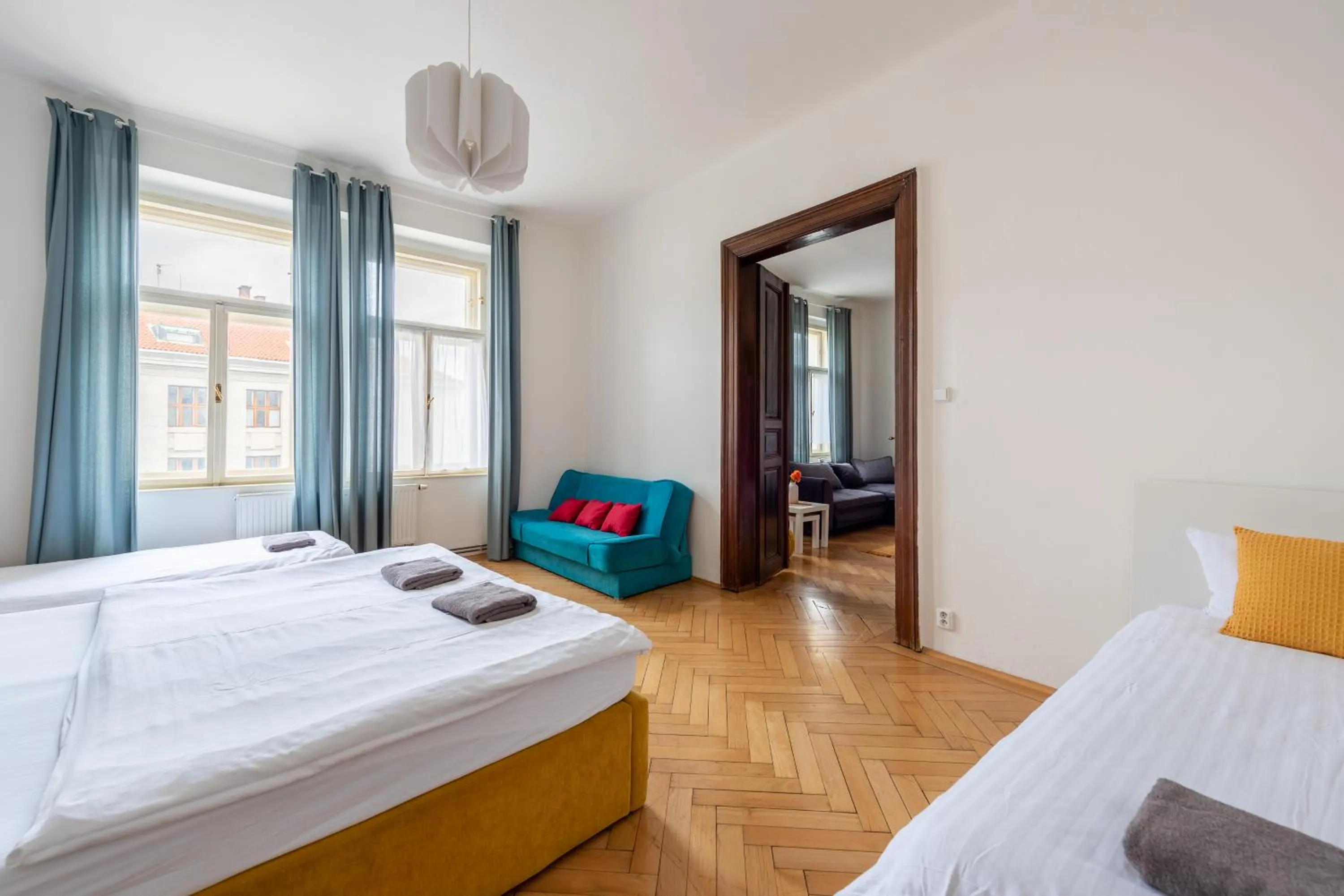 Bed in Tesnov Residence Apartments