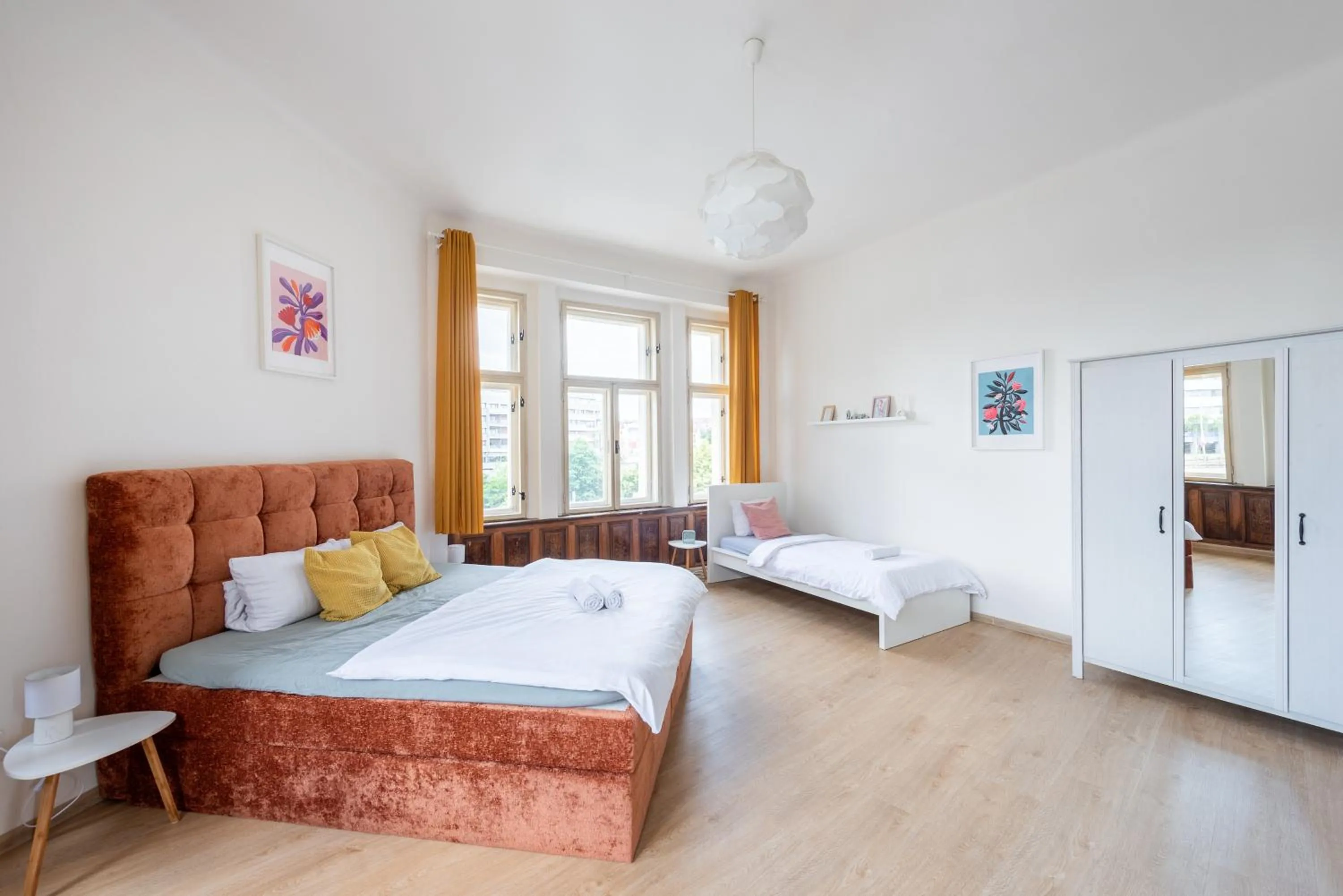 Bedroom, Bed in Tesnov Residence Apartments