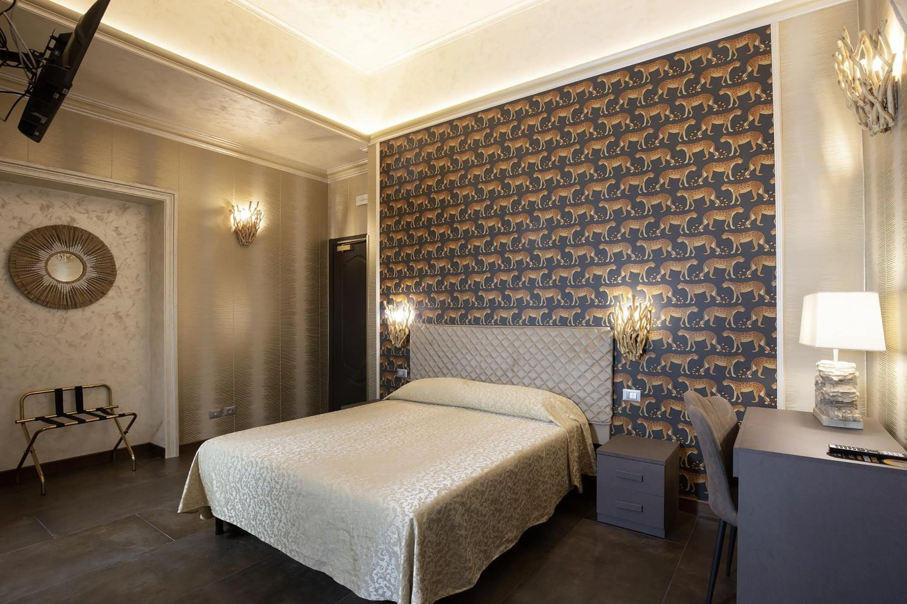 Bed in Antica Dimora Delle Cinque Lune