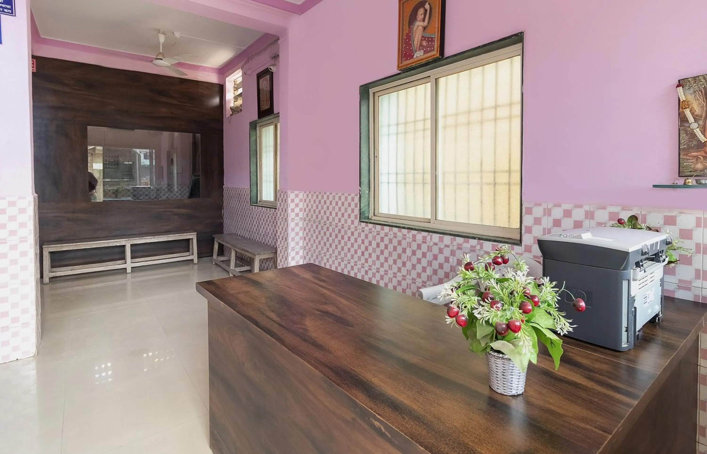 Lobby or reception in SPOT ON Shree Gajanan