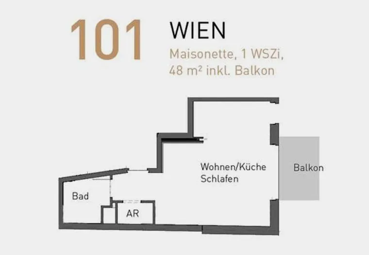 Floor plan in Das Stadthouse