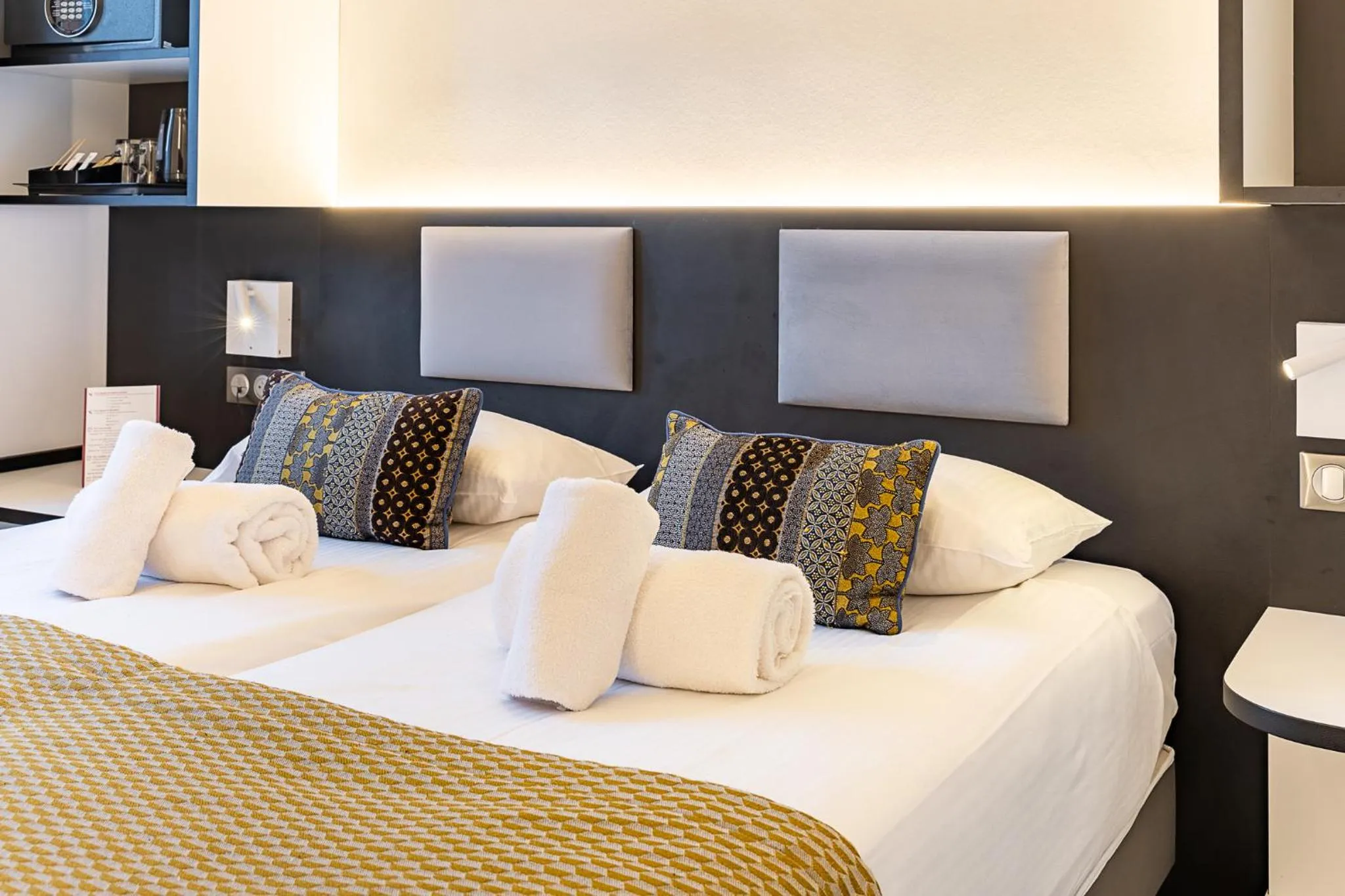 Bed in Brit Hotel, Spa & Restaurant - Colmar Est