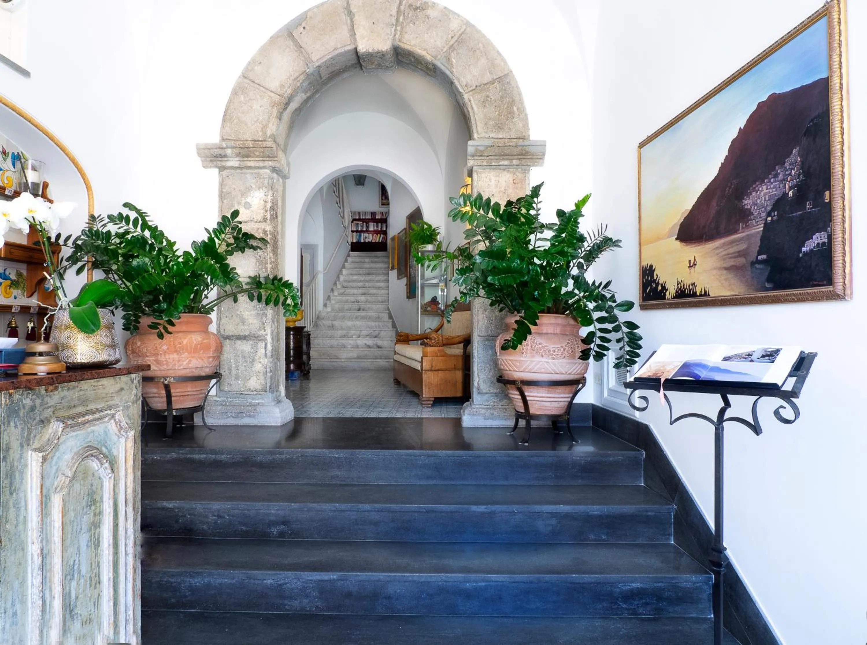 Lobby or reception in Hotel Casa Albertina