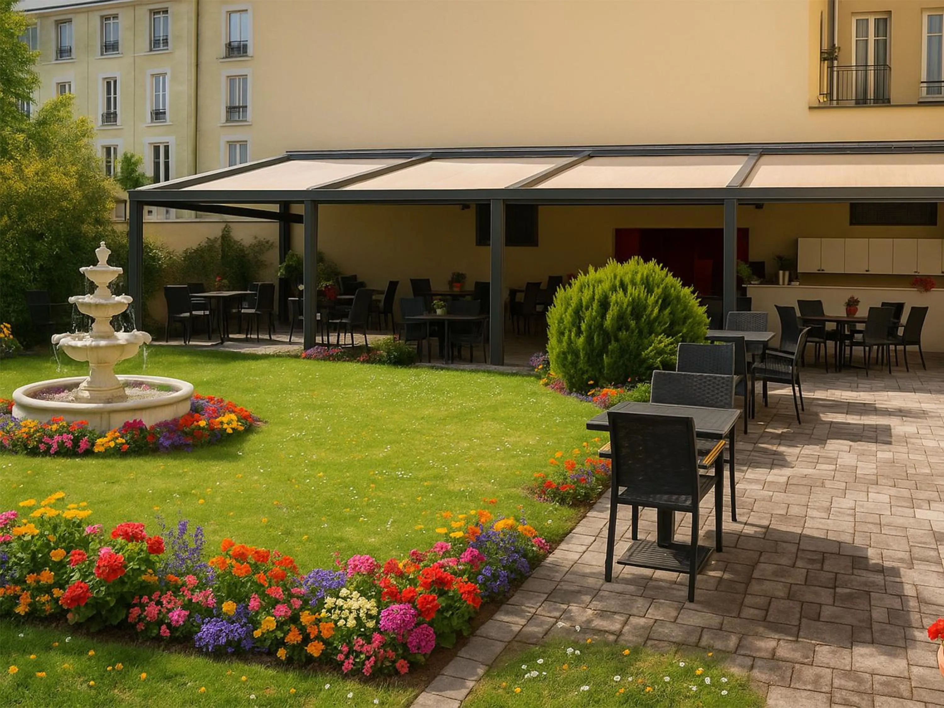 Patio in Hotel Du Parc - Mulhouse Centre