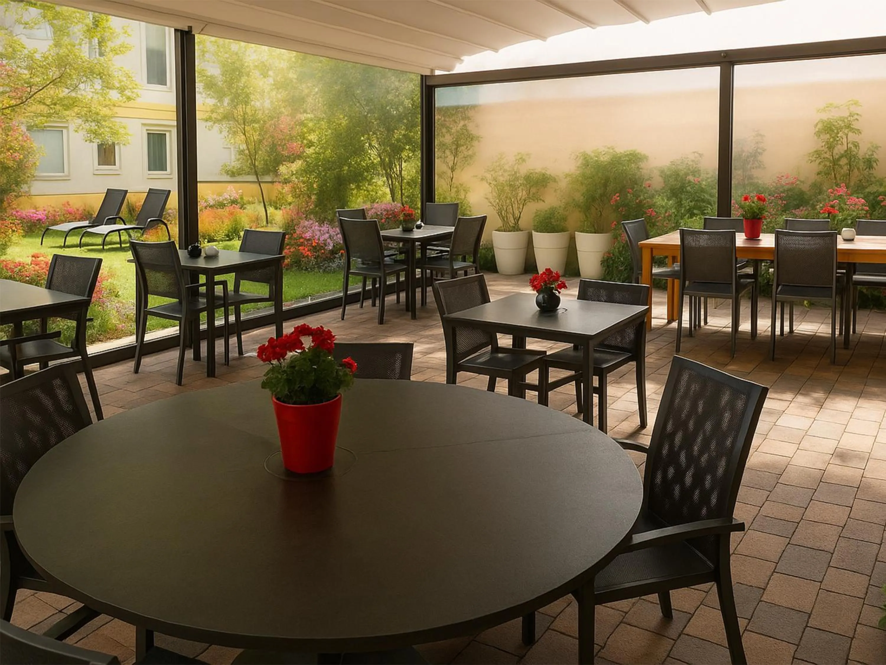 Patio in Hotel Du Parc - Mulhouse Centre