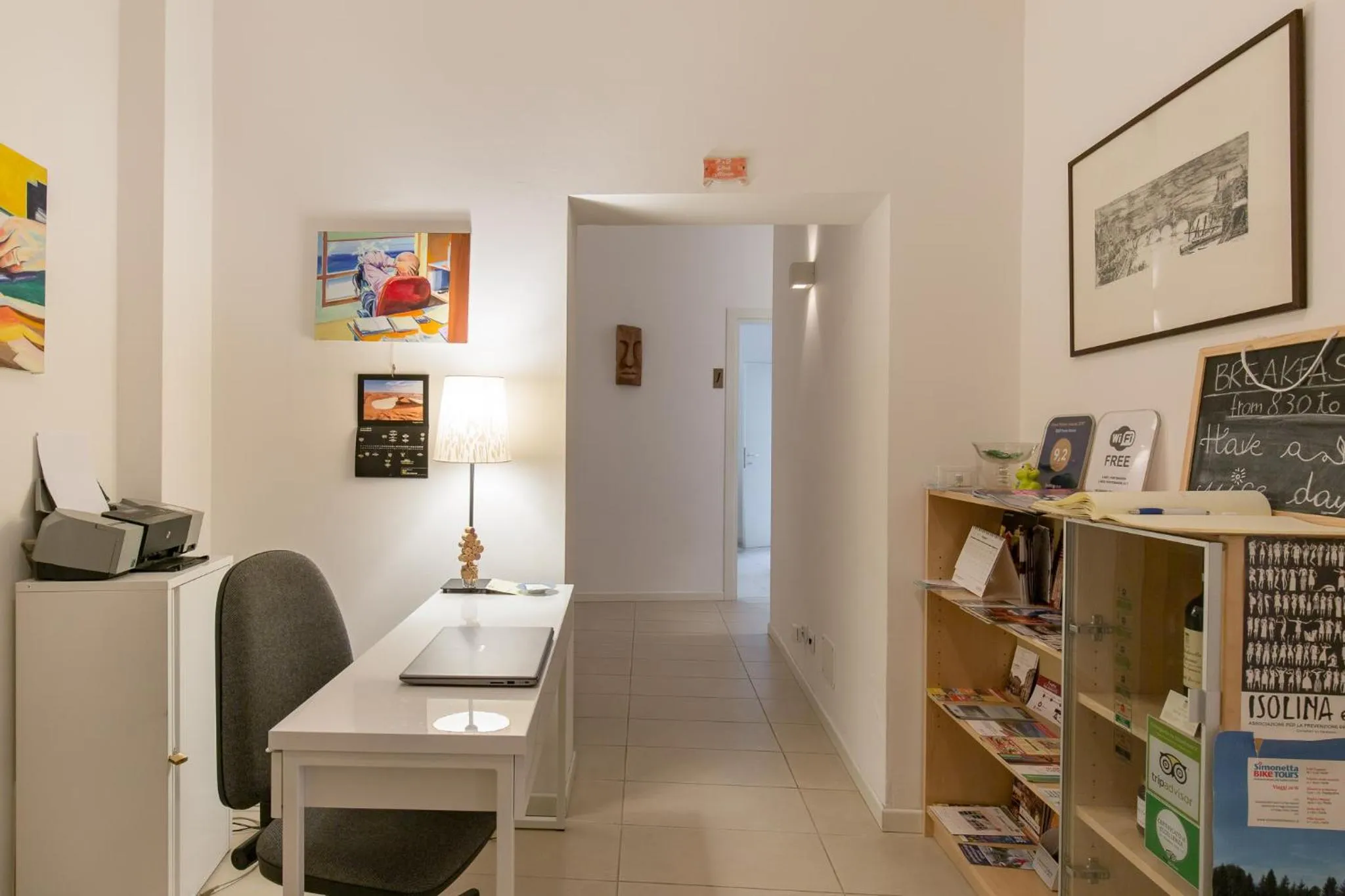 Lobby or reception in B&B Ponte Manin