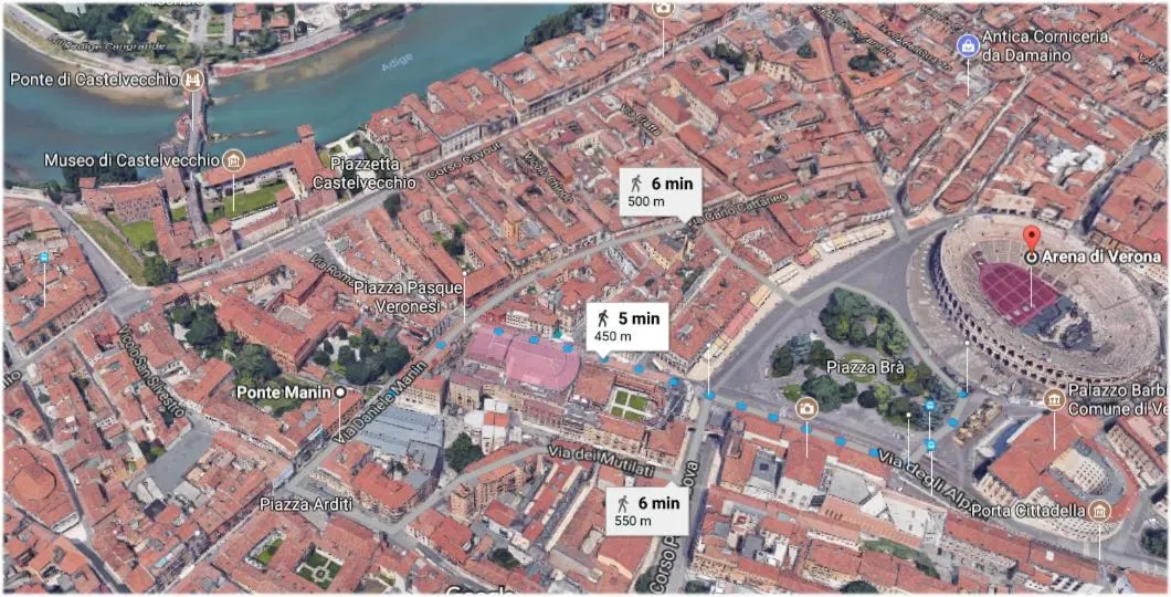 Nearby landmark in B&B Ponte Manin