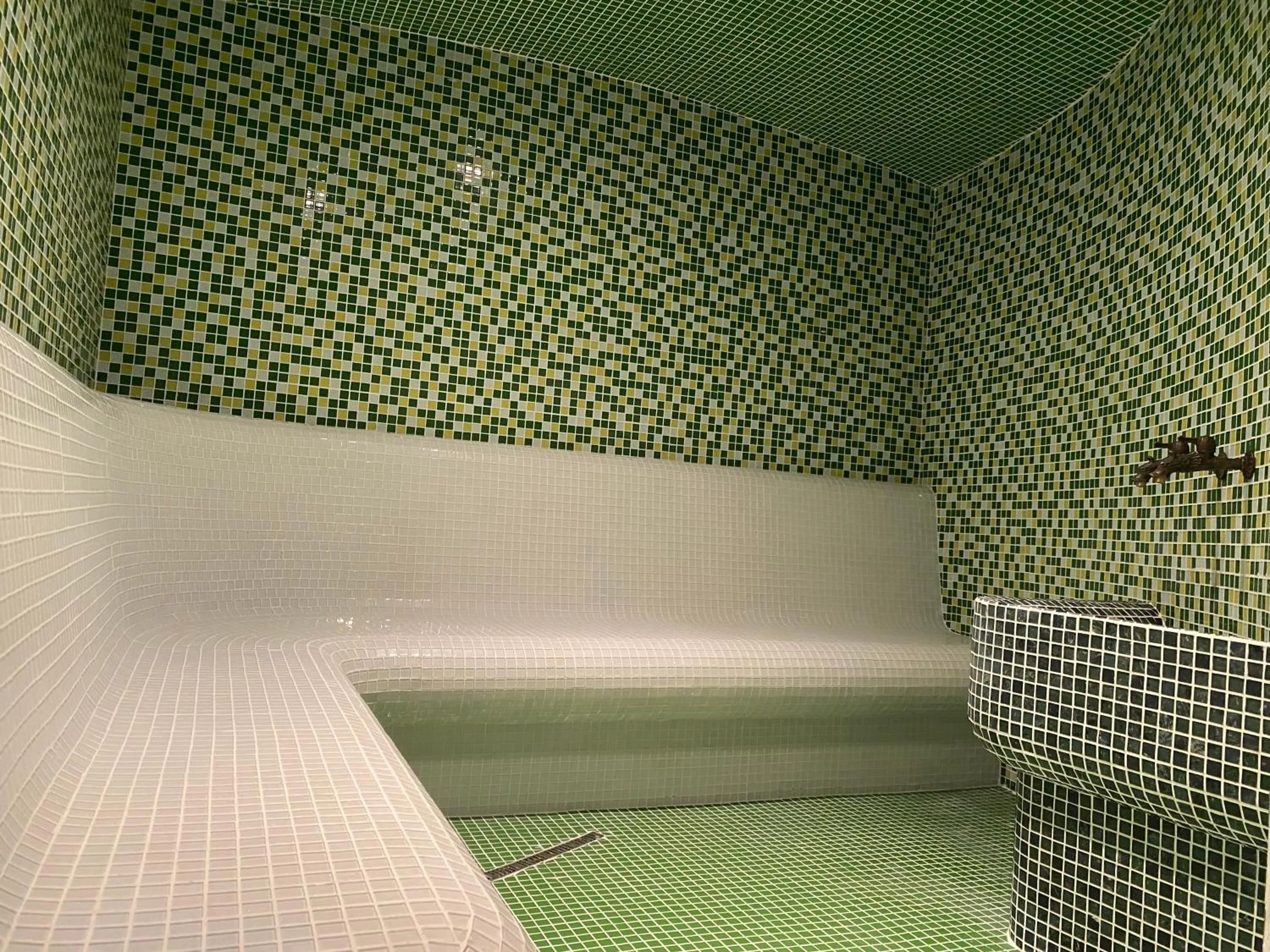 Steam room in ETER Hotel