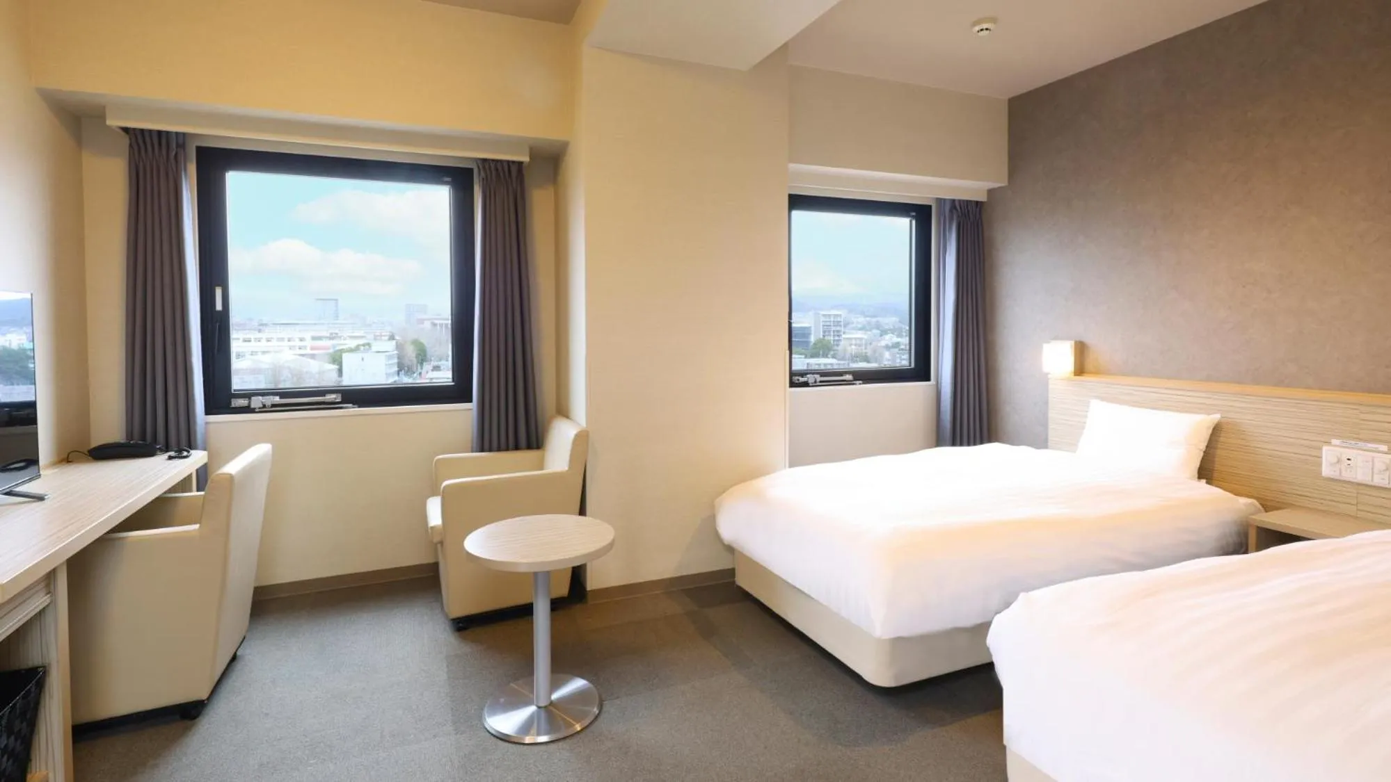 Bed in Dormy Inn Mishima