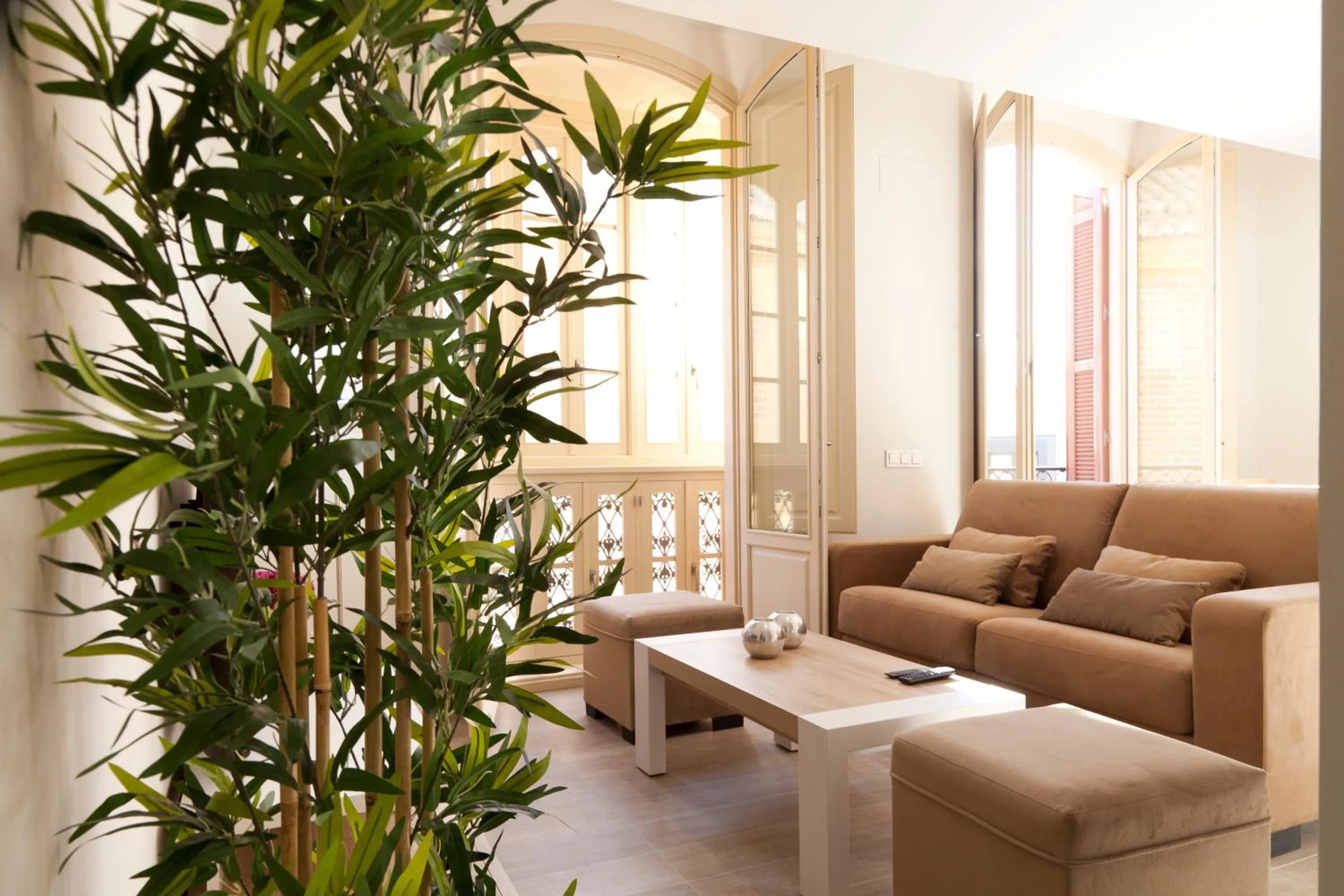 Living room in Apartamentos Pinar Malaga Centro