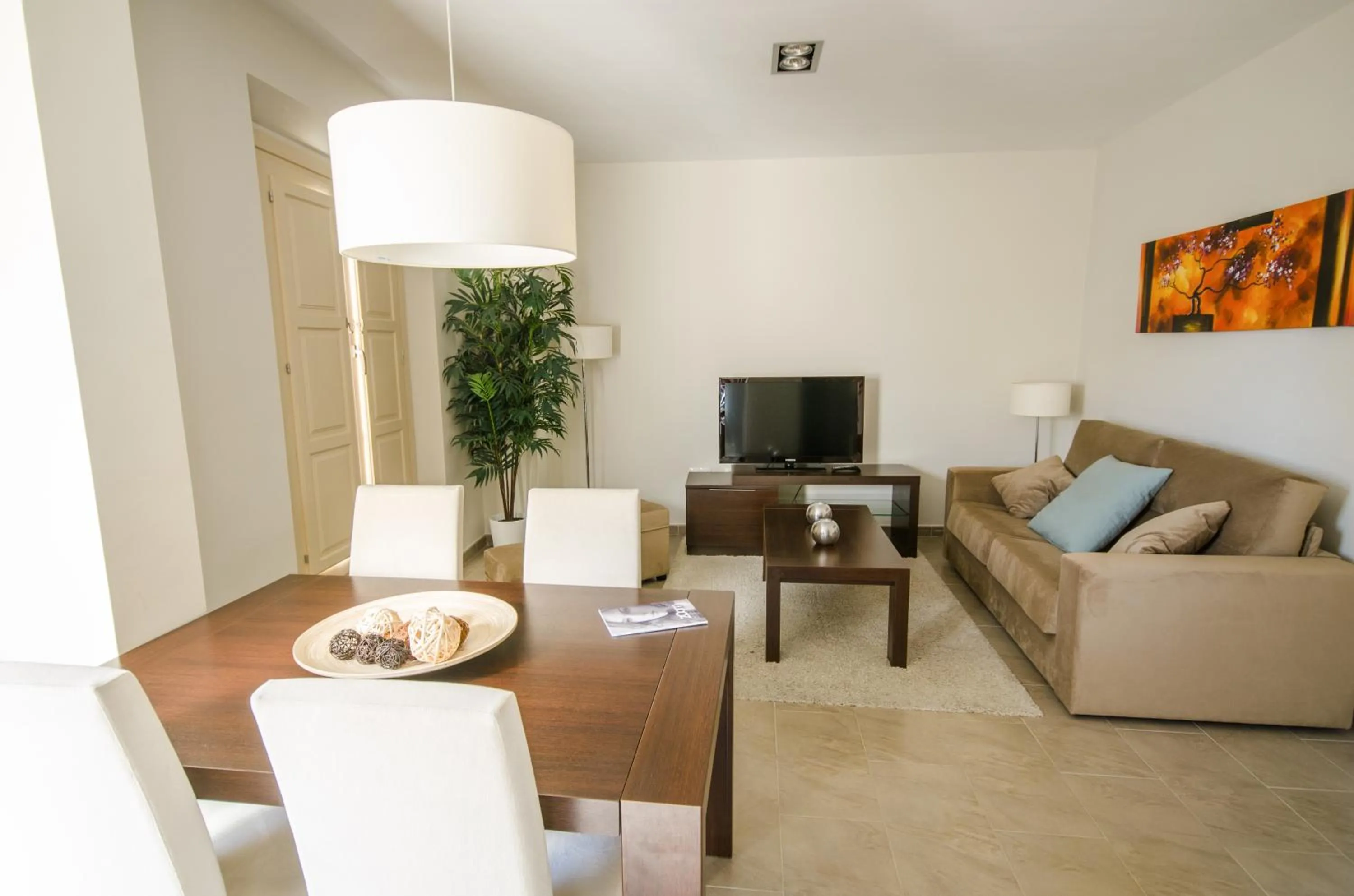 Living room in Apartamentos Pinar Malaga Centro