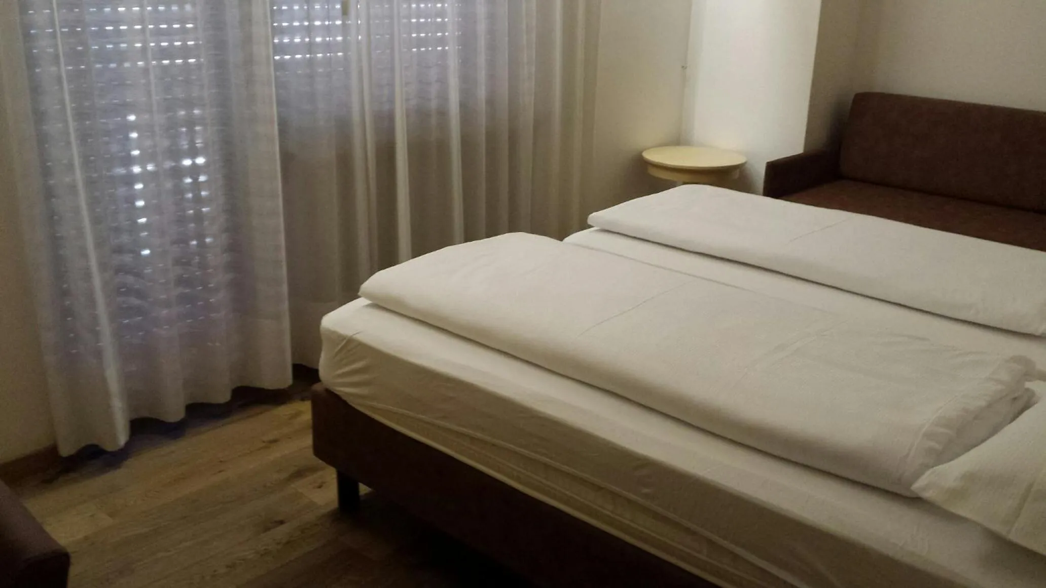 Bed in Hotel Engel