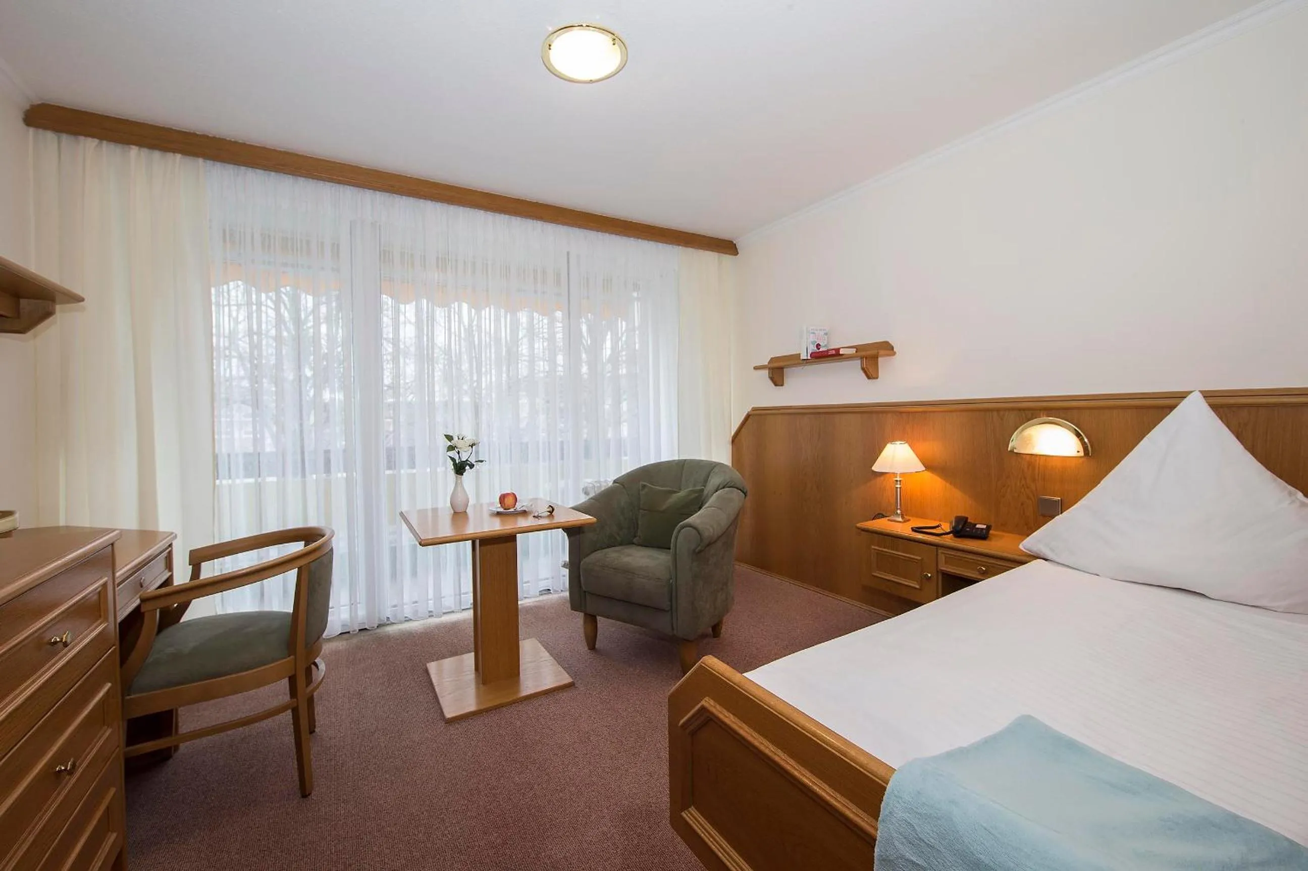 Bed in Kurhotel Unter den Linden