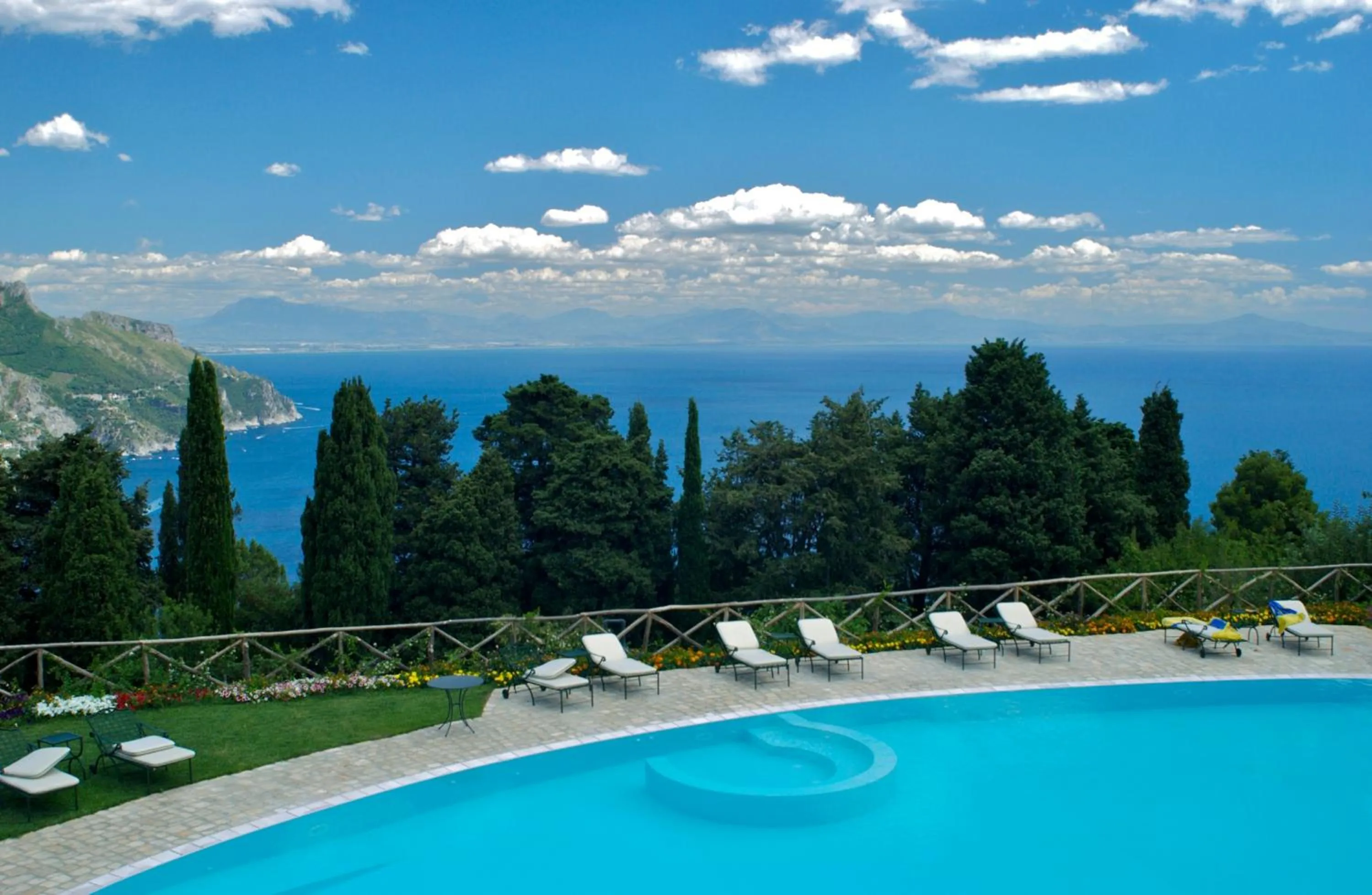Garden view in Hotel Villa Cimbrone