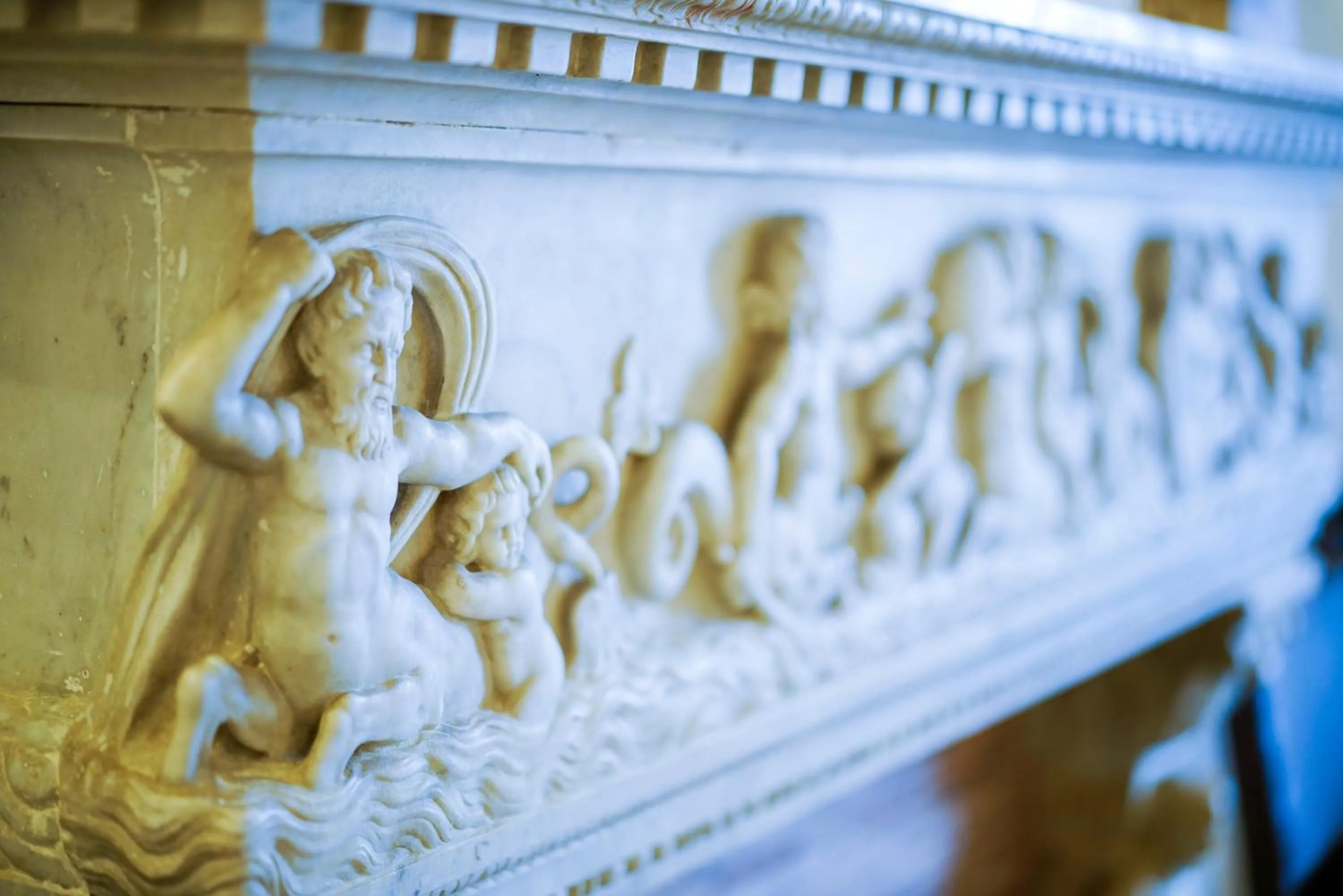 Decorative detail in Hotel Villa Cimbrone