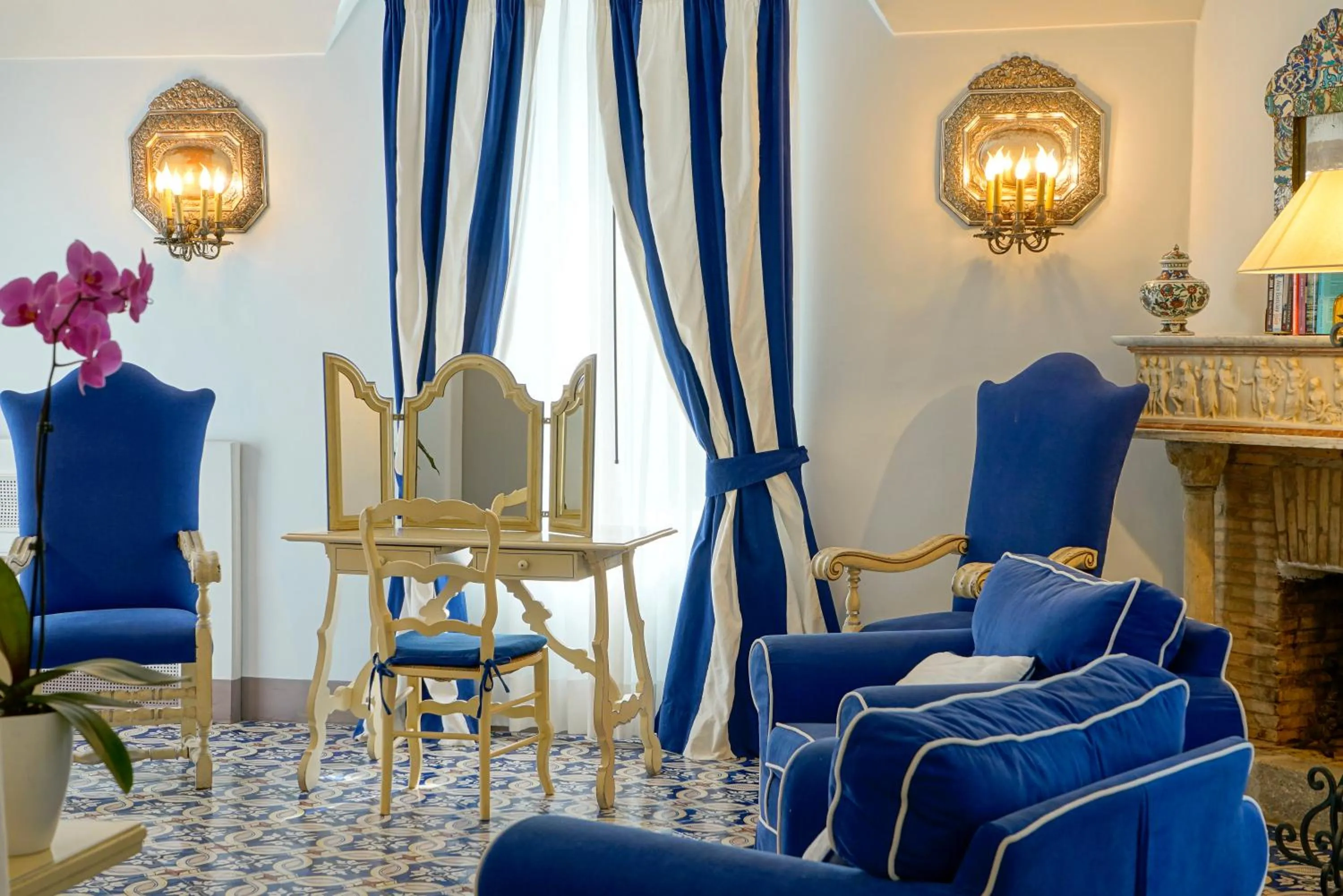 Living room in Hotel Villa Cimbrone