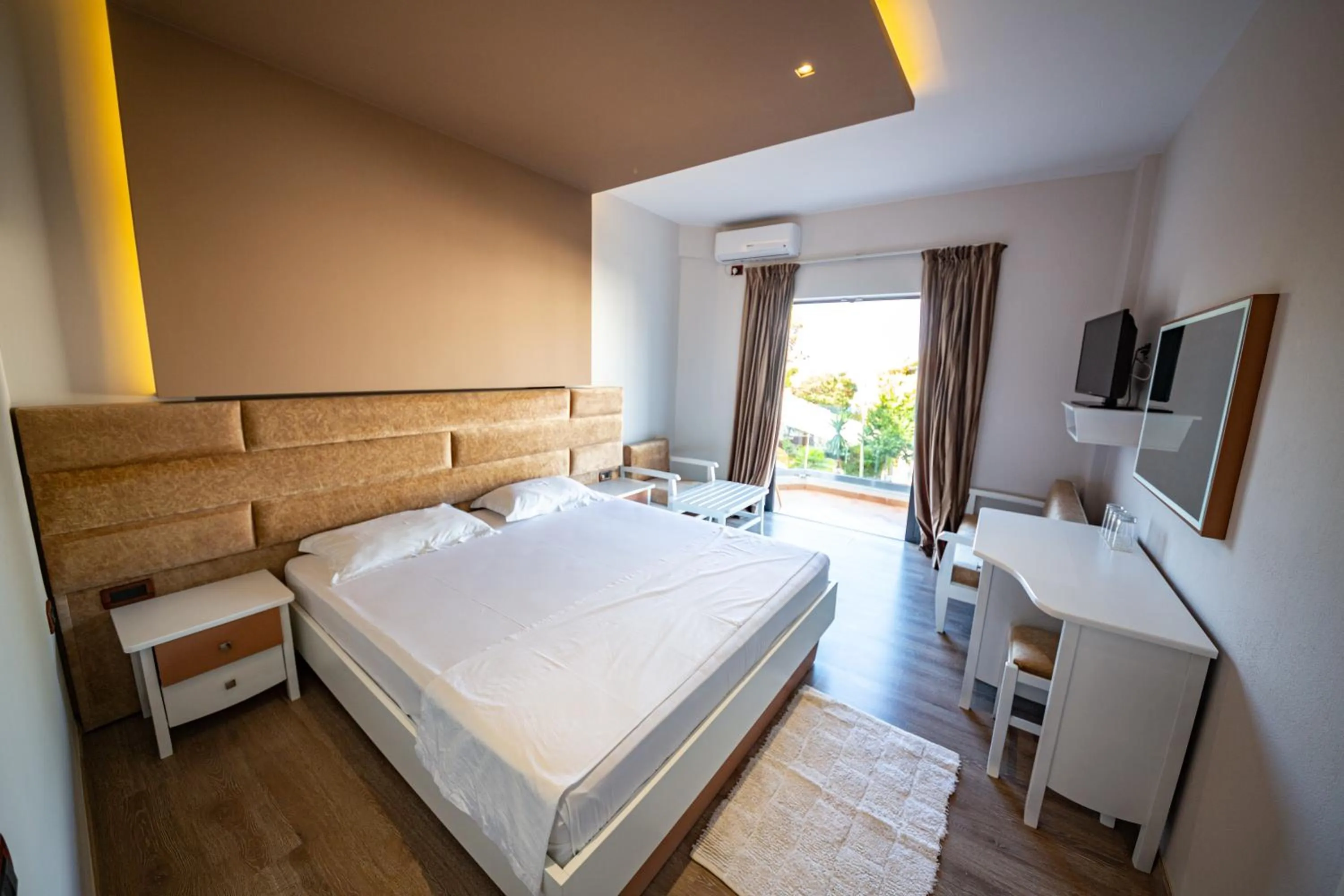 Bed in New Heaven Hotel