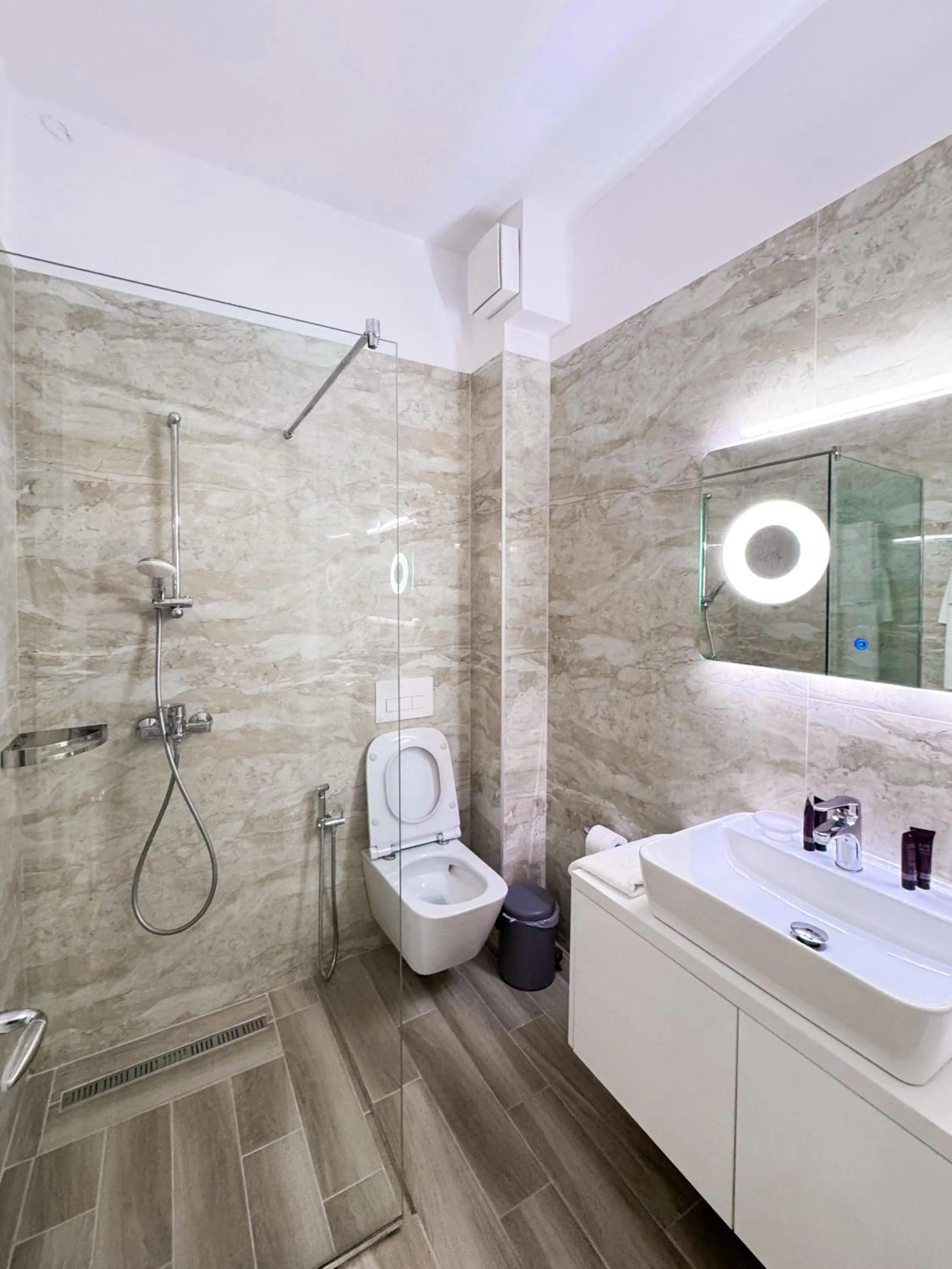 Bathroom in New Heaven Hotel