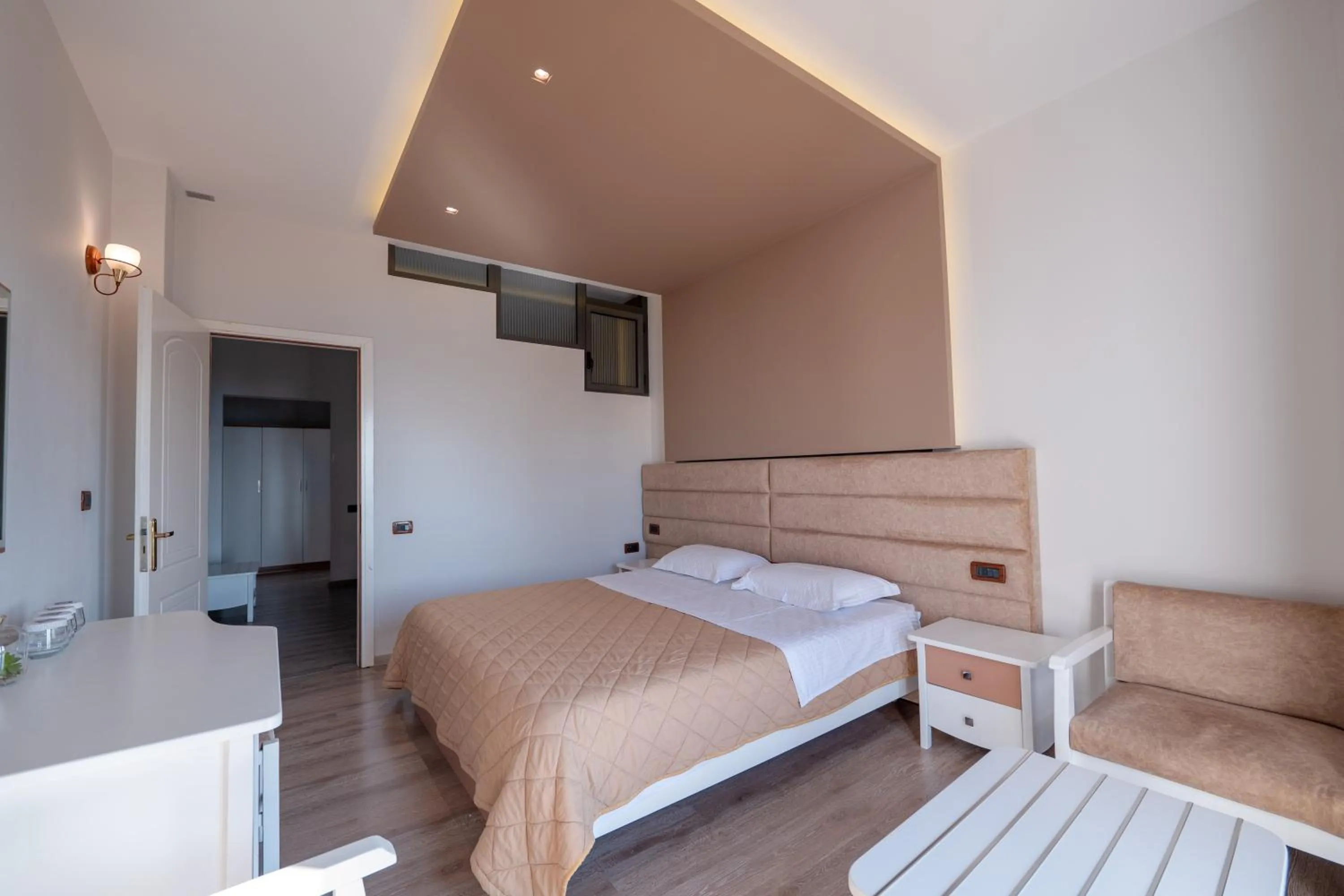 Bed in New Heaven Hotel