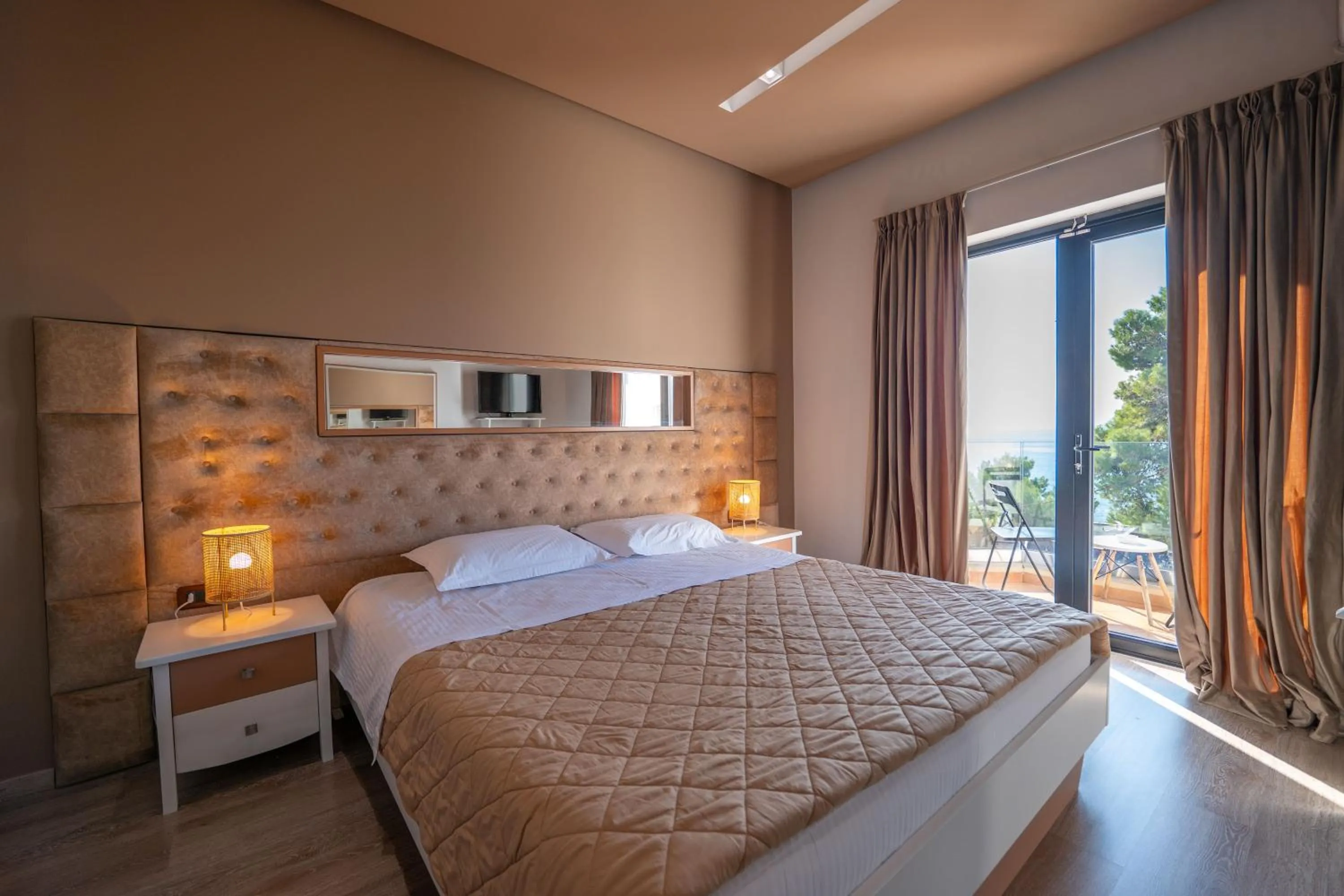 Bed in New Heaven Hotel