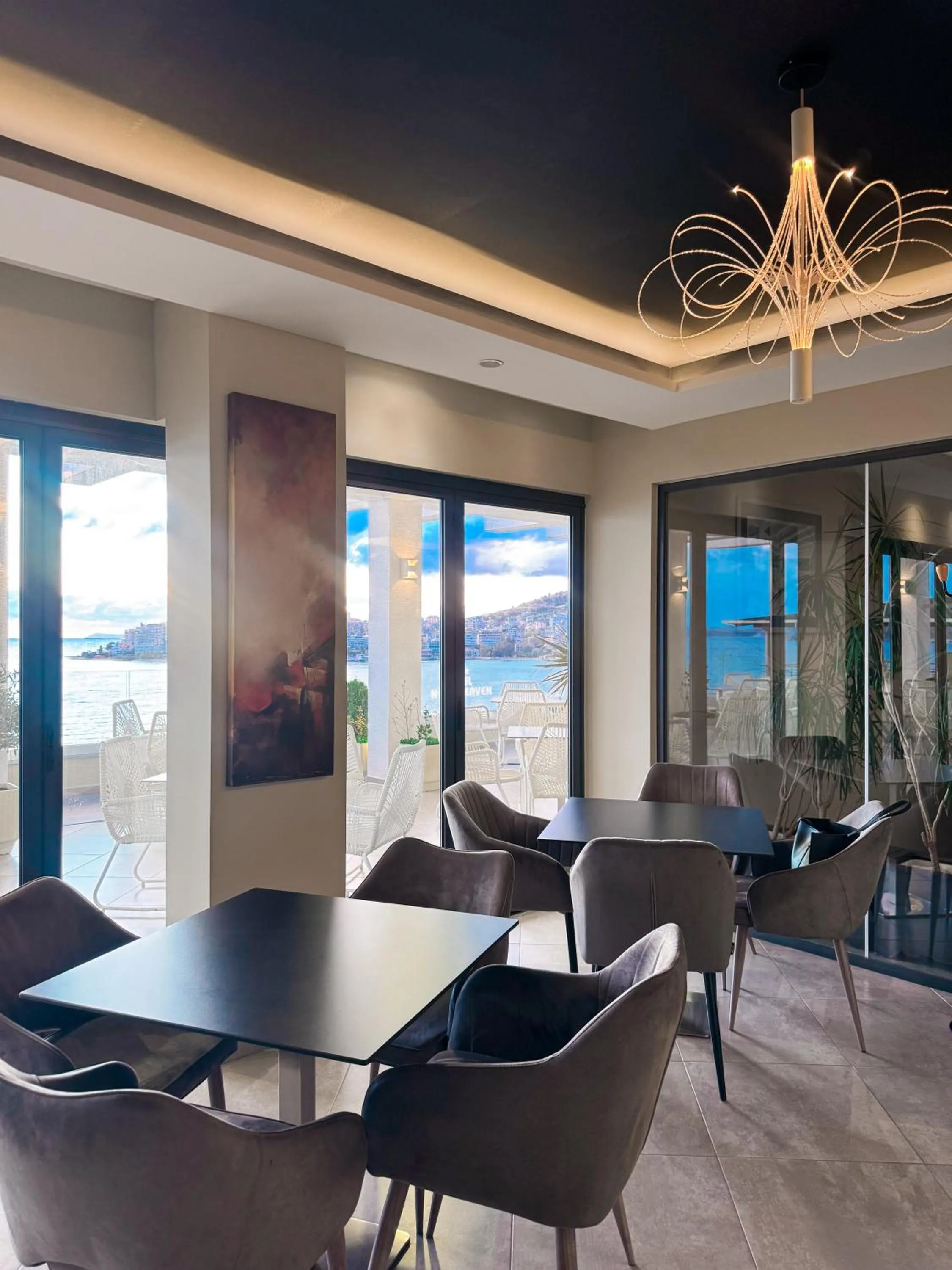 Seating area in New Heaven Hotel