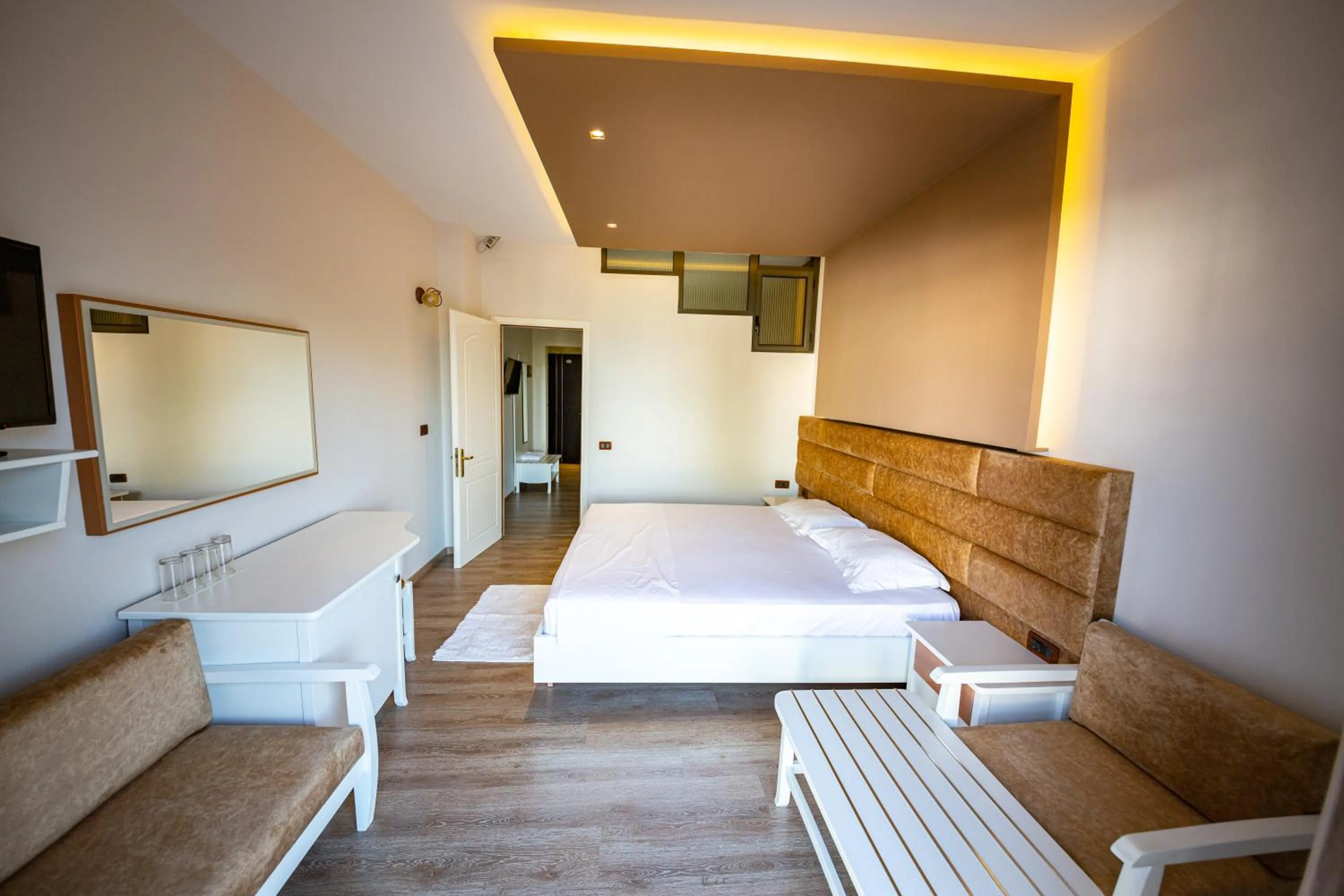 Bed in New Heaven Hotel