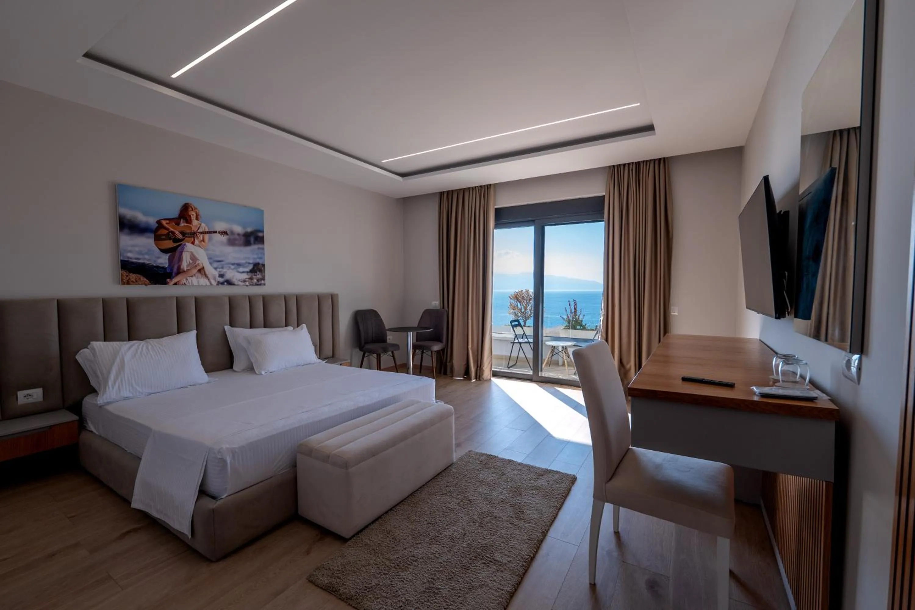 Bed in New Heaven Hotel