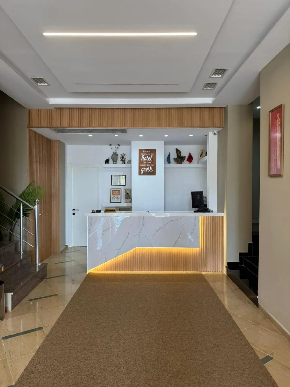 Lobby or reception in New Heaven Hotel