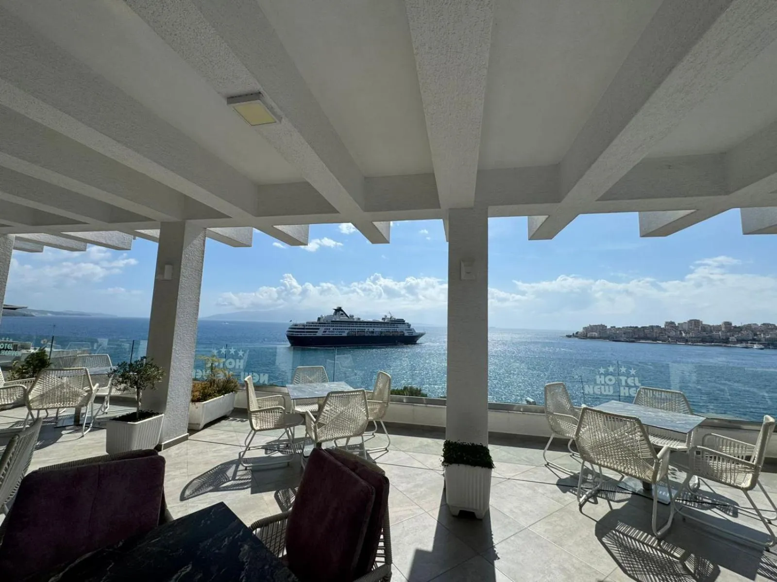 Sea view in New Heaven Hotel